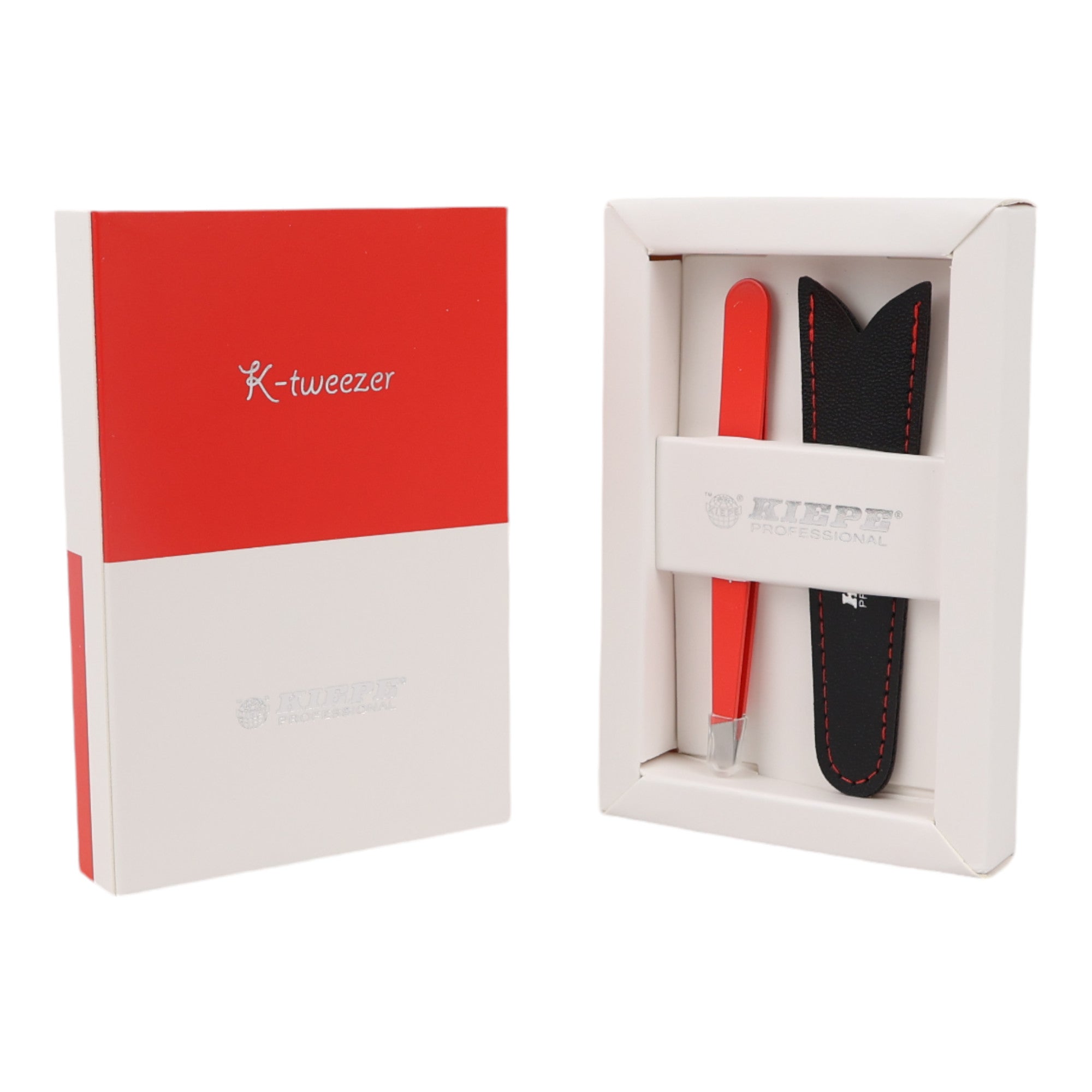 Kiepe - Tweezer Oblique Tip Red 10cm