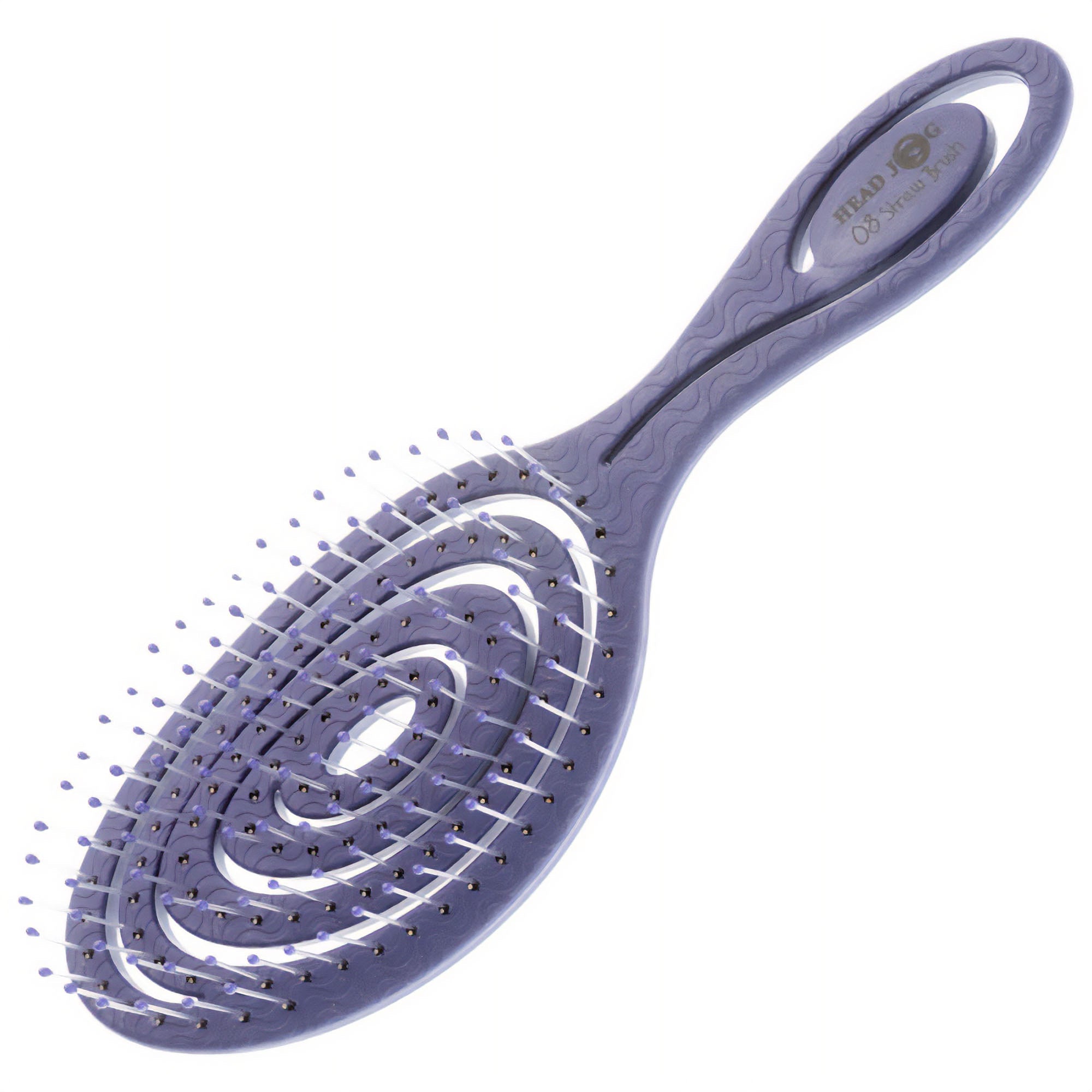 Hair Tools - Detangler Straw Brush Blueberry 22.5cm