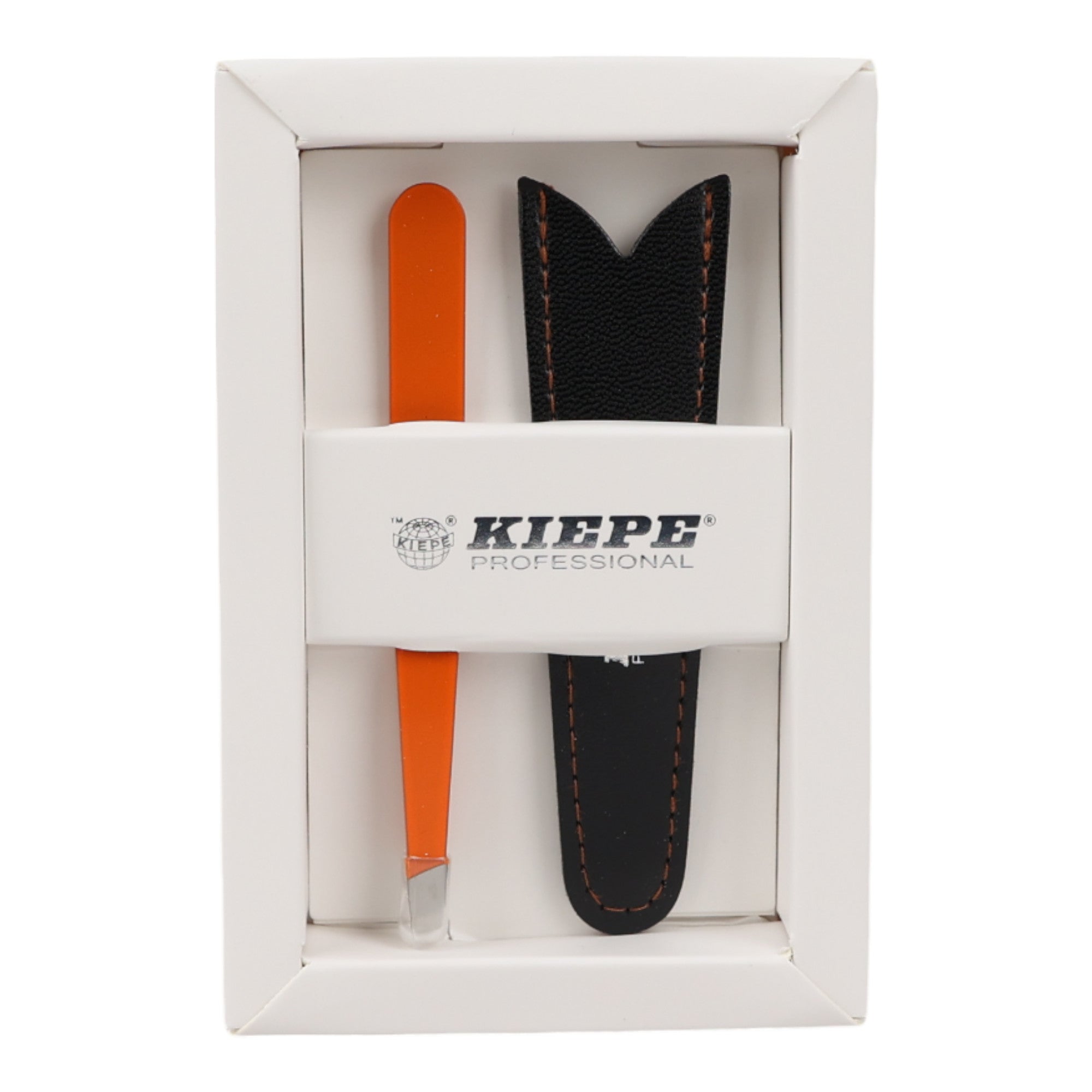 Kiepe - Tweezer Oblique Tip Mandarin Orange 10cm