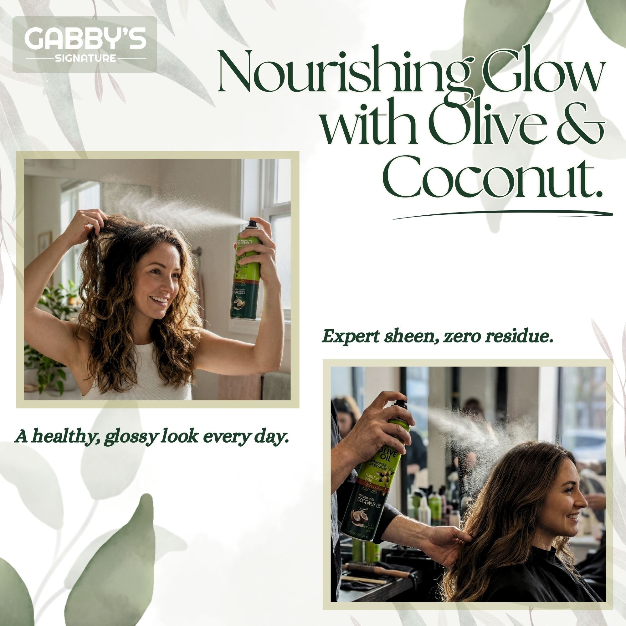 Gabby's Signature - Olive Oil Nourishing Sheen Hair Spray 500ml