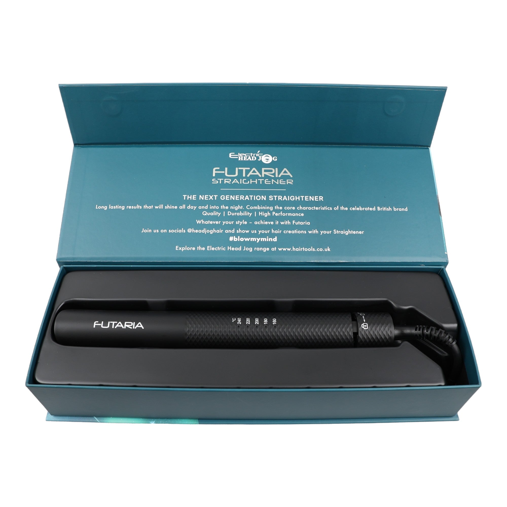 Electric Head Jog - Futaria Straightener Black