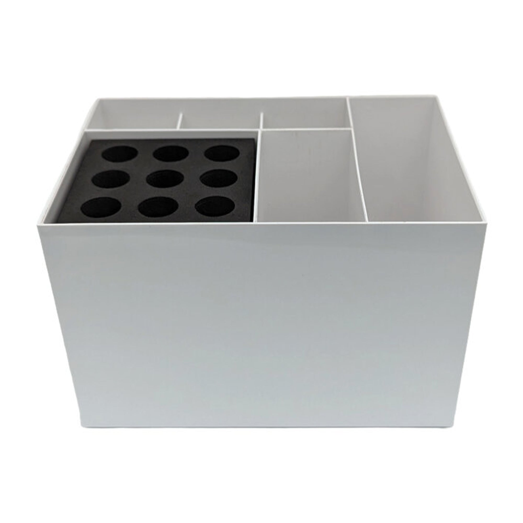 Eson - Scissor & Brush Holder Non-Slip Storage Box With Foam Grip (White)
