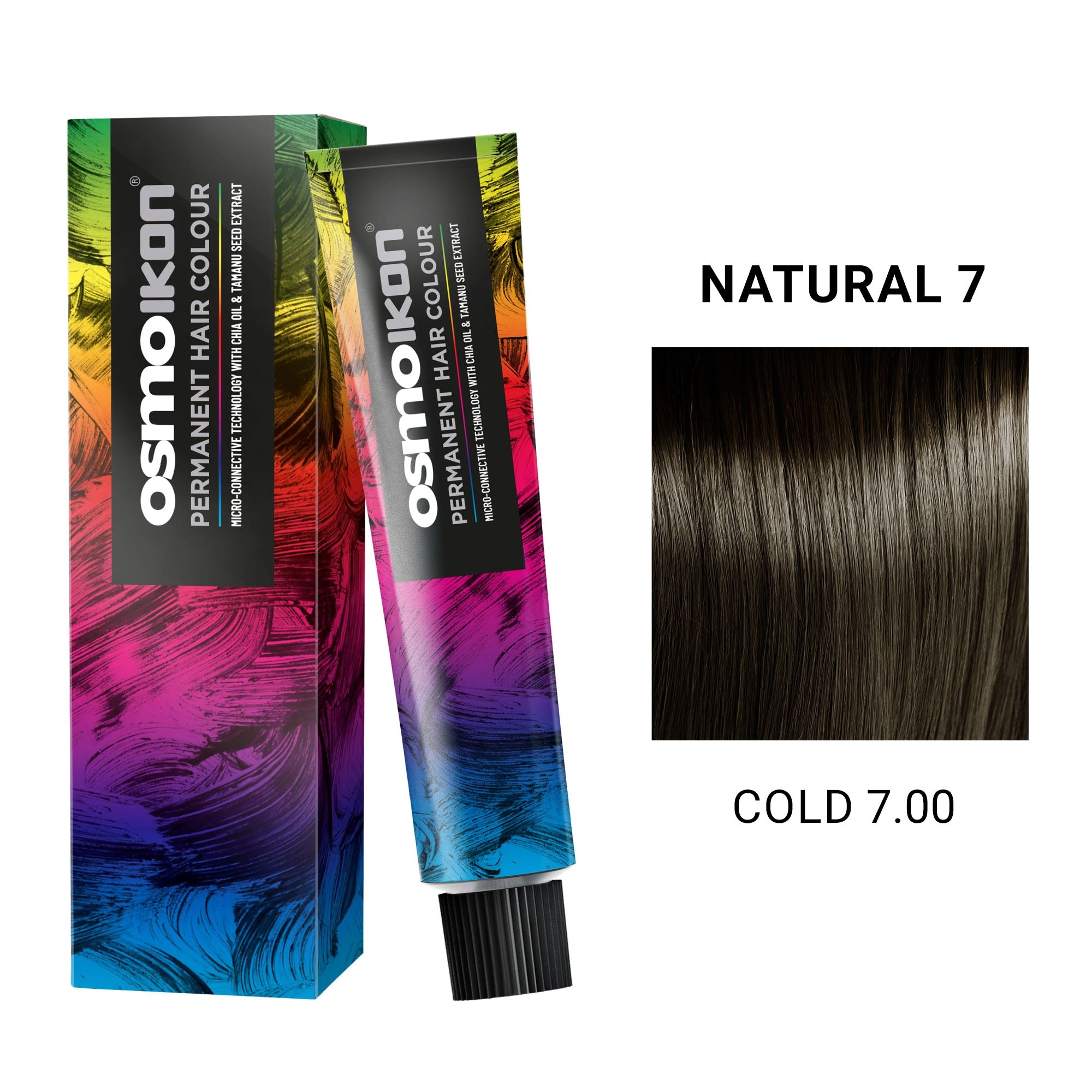 Osmo - Ikon Permanent Hair Colour Natural 7 Cold 7.00 100ml