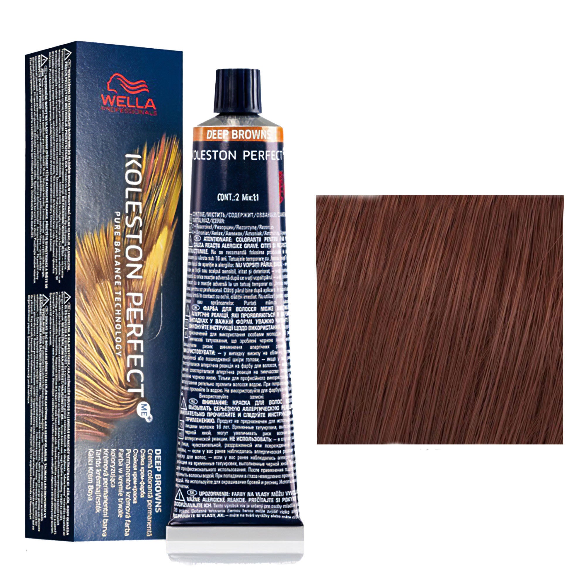 Wella Professionals - Koleston Perfect Me+ 6/74 Dark Blonde Brown Red 60ml