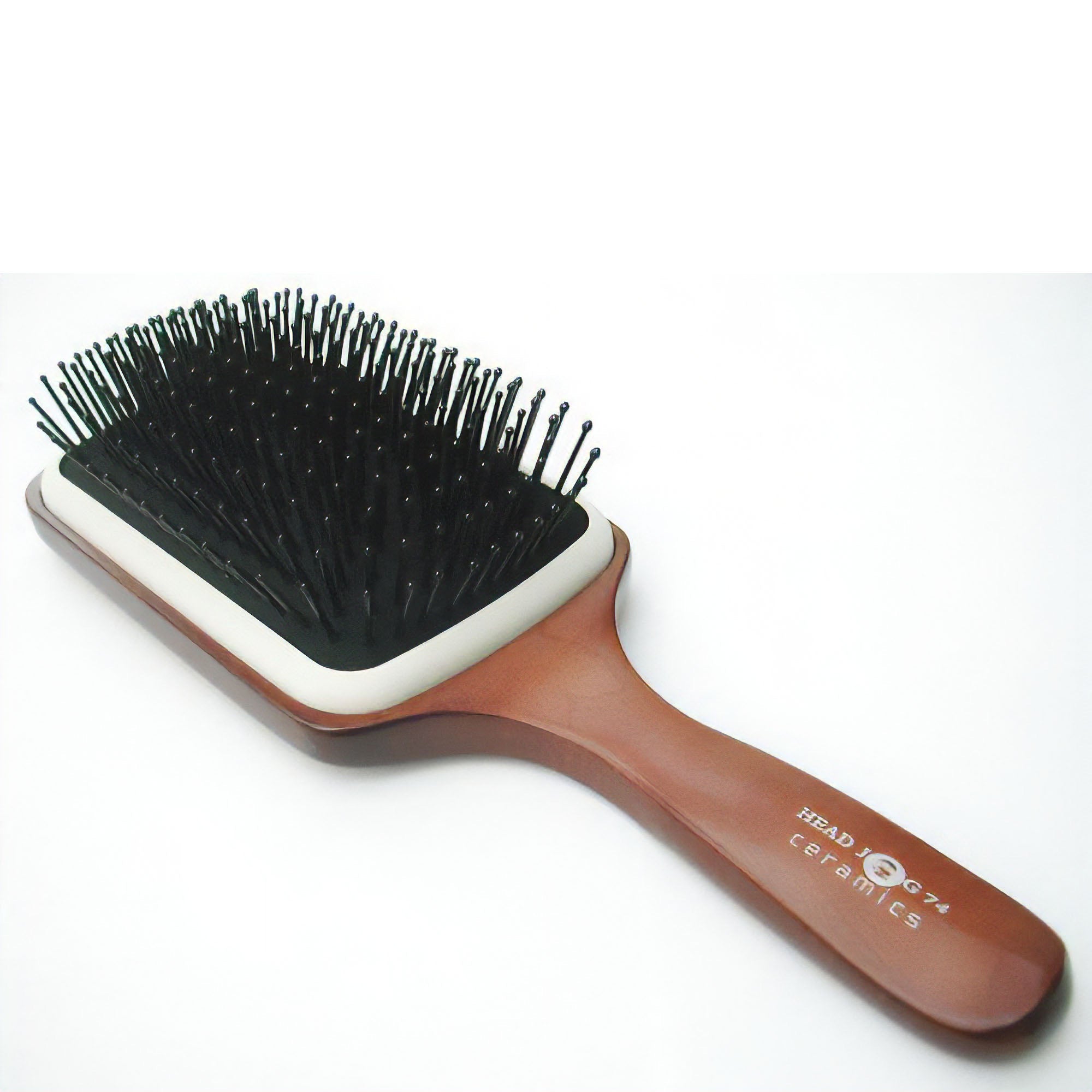 Head Jog - 74 Ceramic Wooden Paddle Brush 26cm