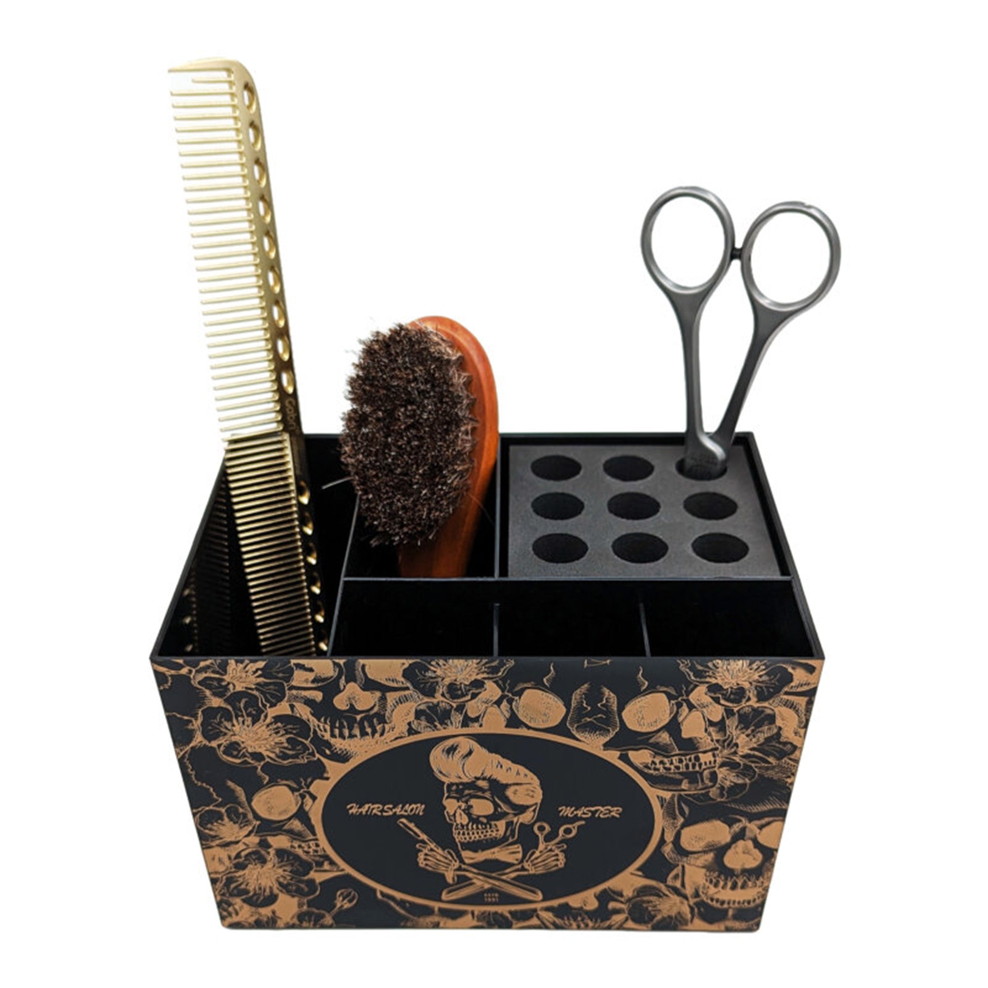 Eson - Scissor & Brush Holder Non-Slip Storage Box With Foam Grip