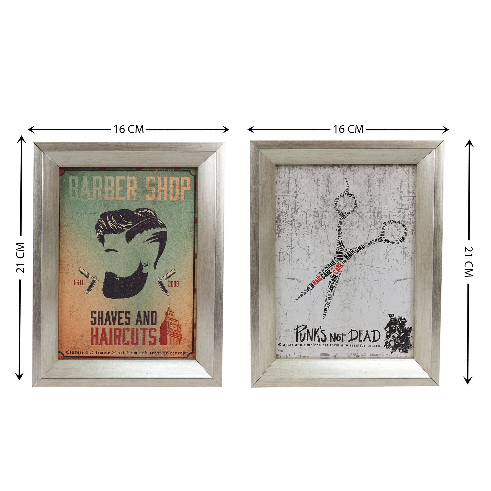 Eson - Barbershop Wall Art Set 8pcs