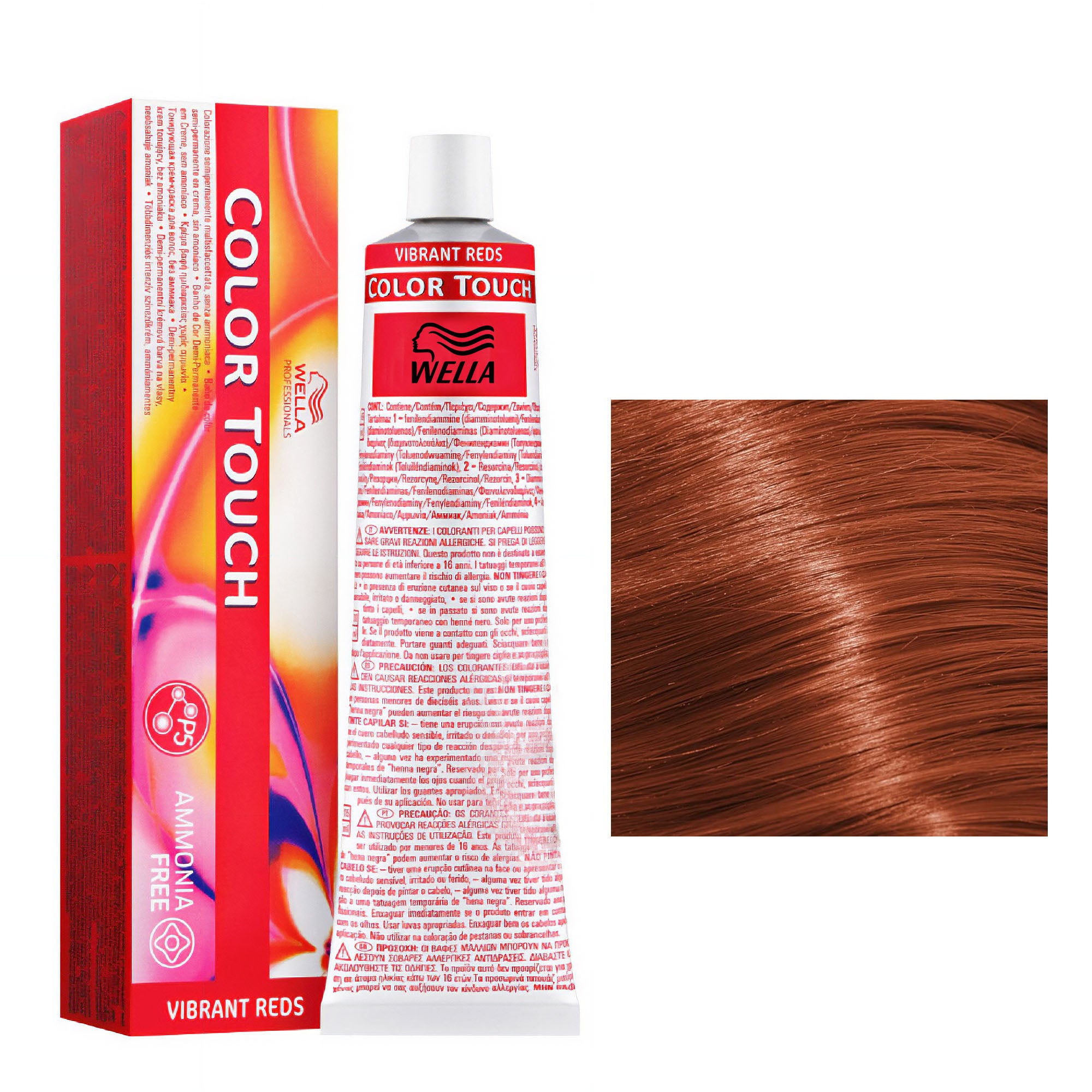 Wella Professionals - Color Touch 7/4 Medium Red Blonde 60ml