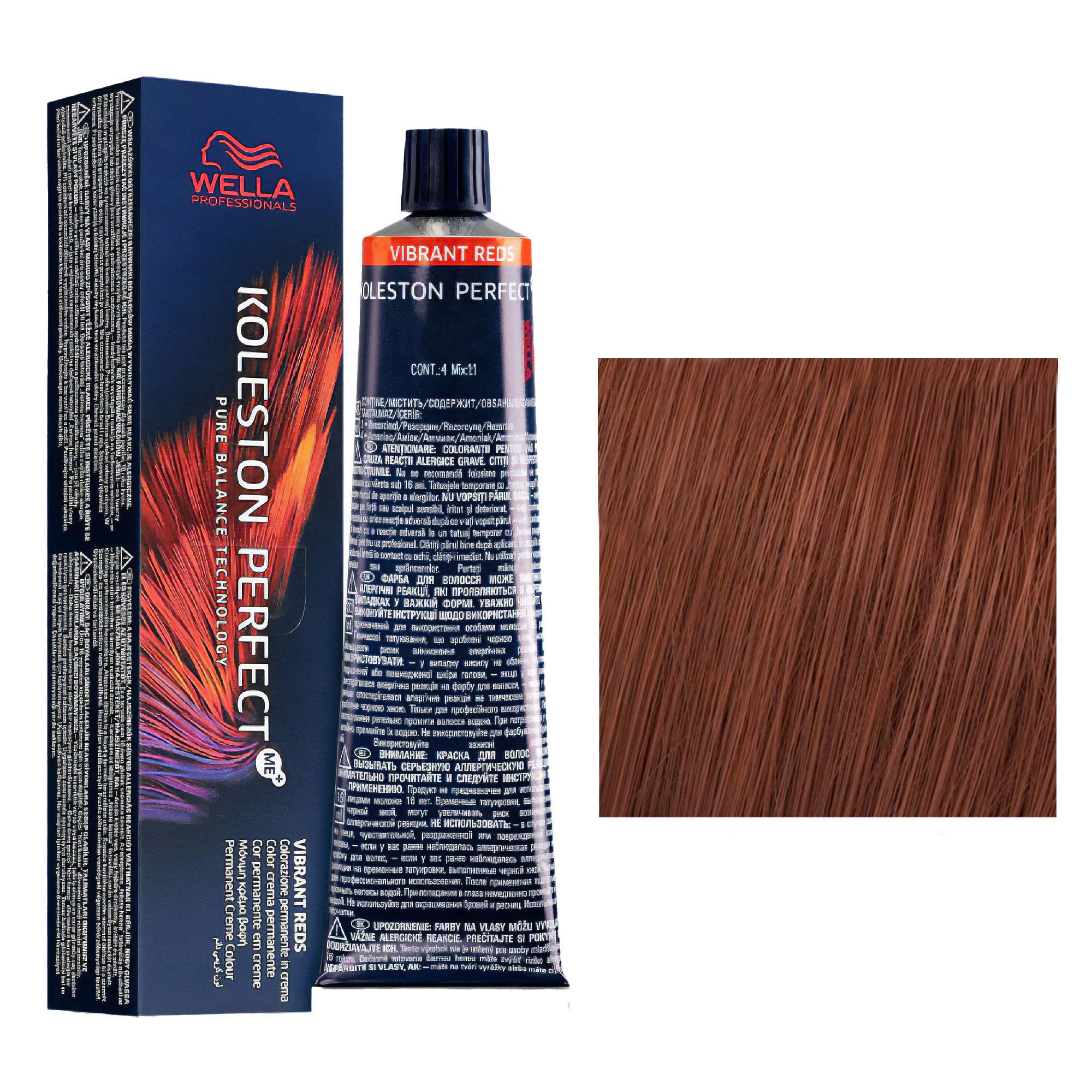 Wella Professionals - Koleston Perfect Me+ 6/43 Dark Blonde Red Gold 60ml