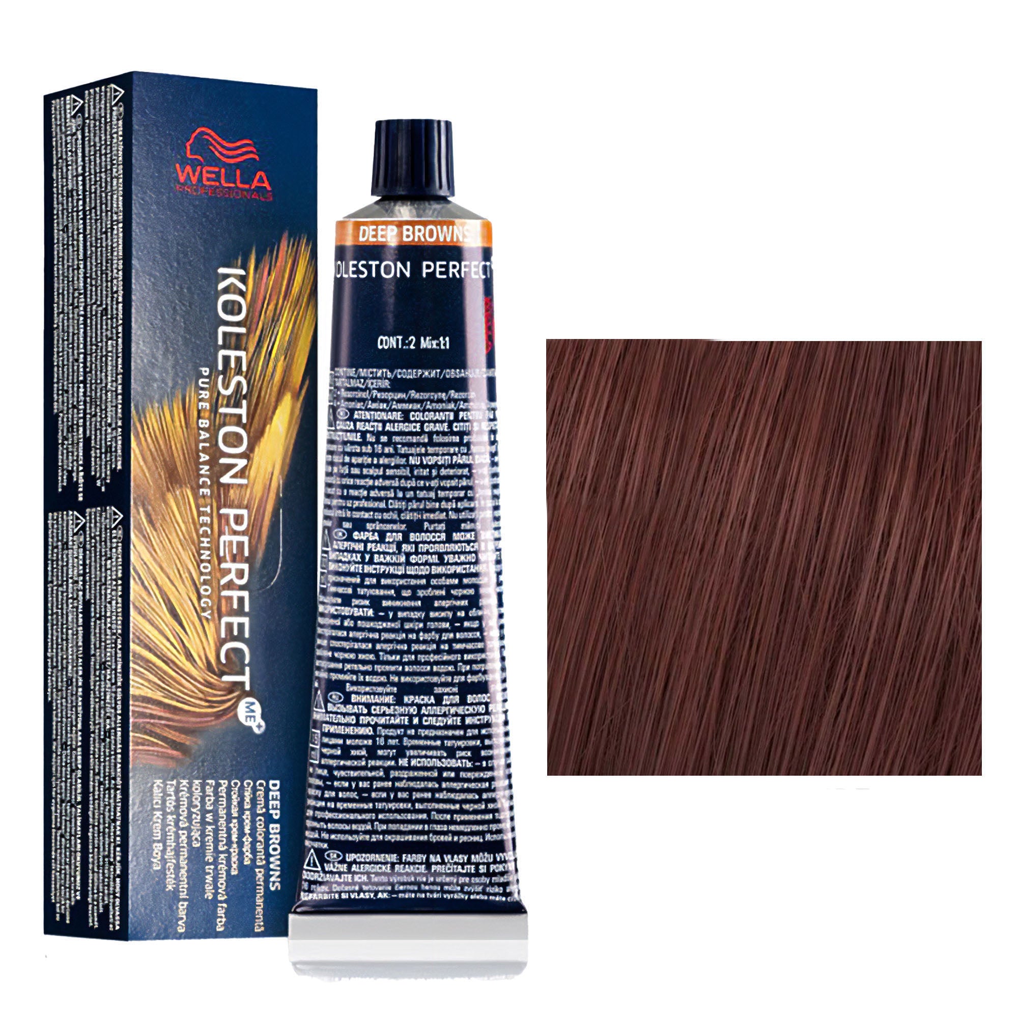 Wella Professionals - Koleston Perfect Me+ 6/75 Dark Blonde Brown Mahogany 60ml