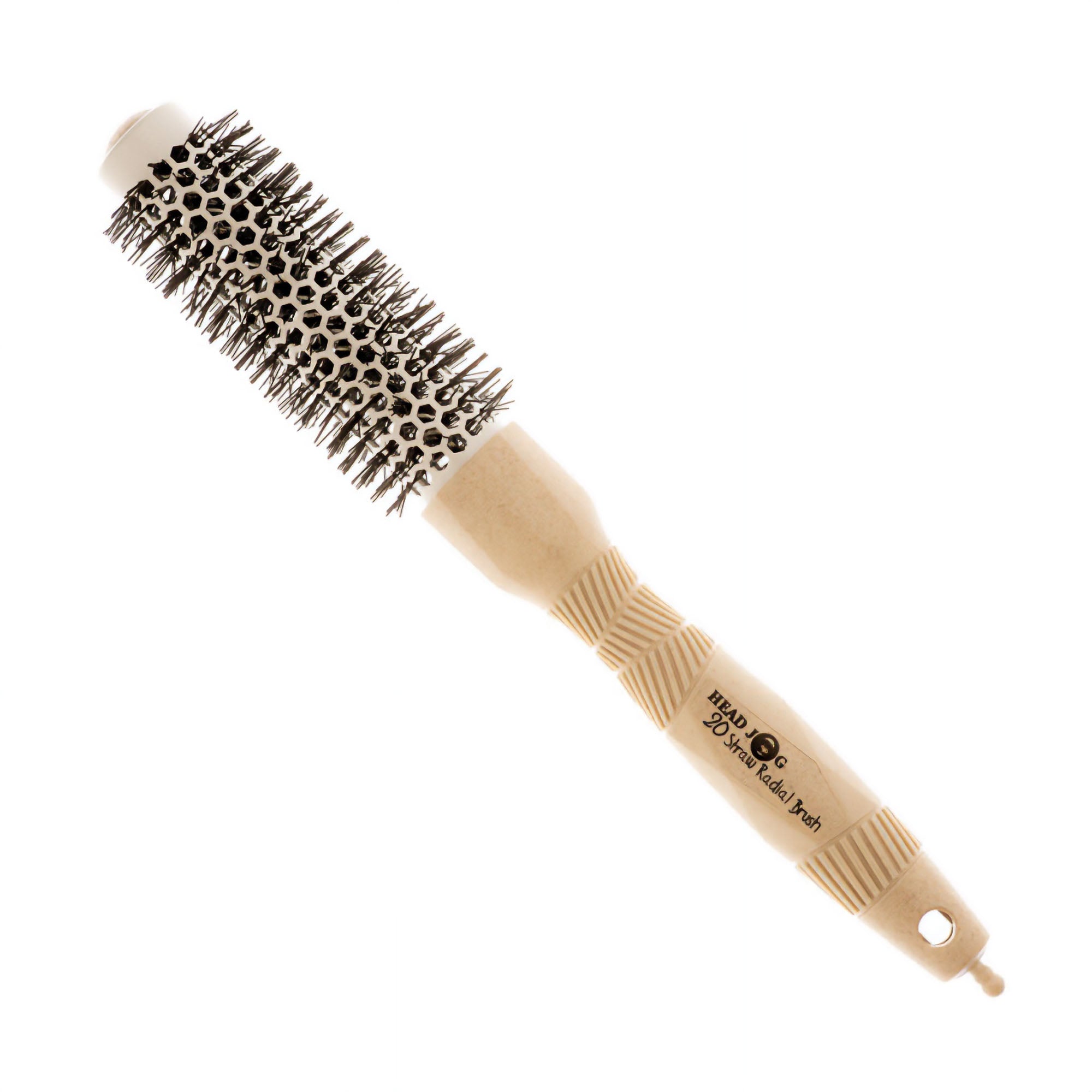 Head Jog - 20 Straw Radial Round Brush 25mm