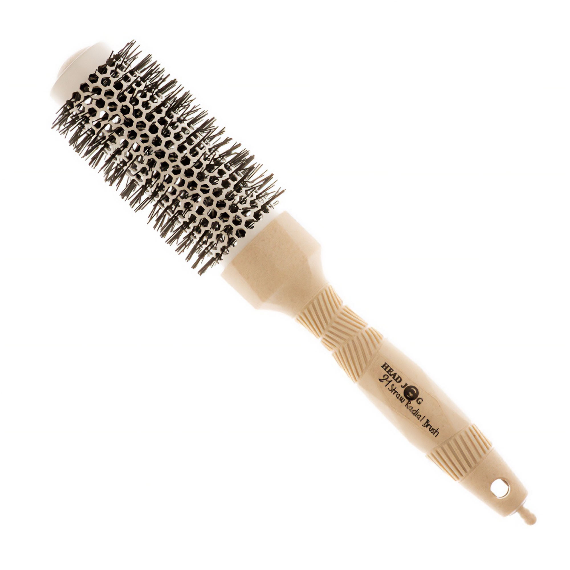 Head Jog - 21 Straw Radial Round Brush 34mm