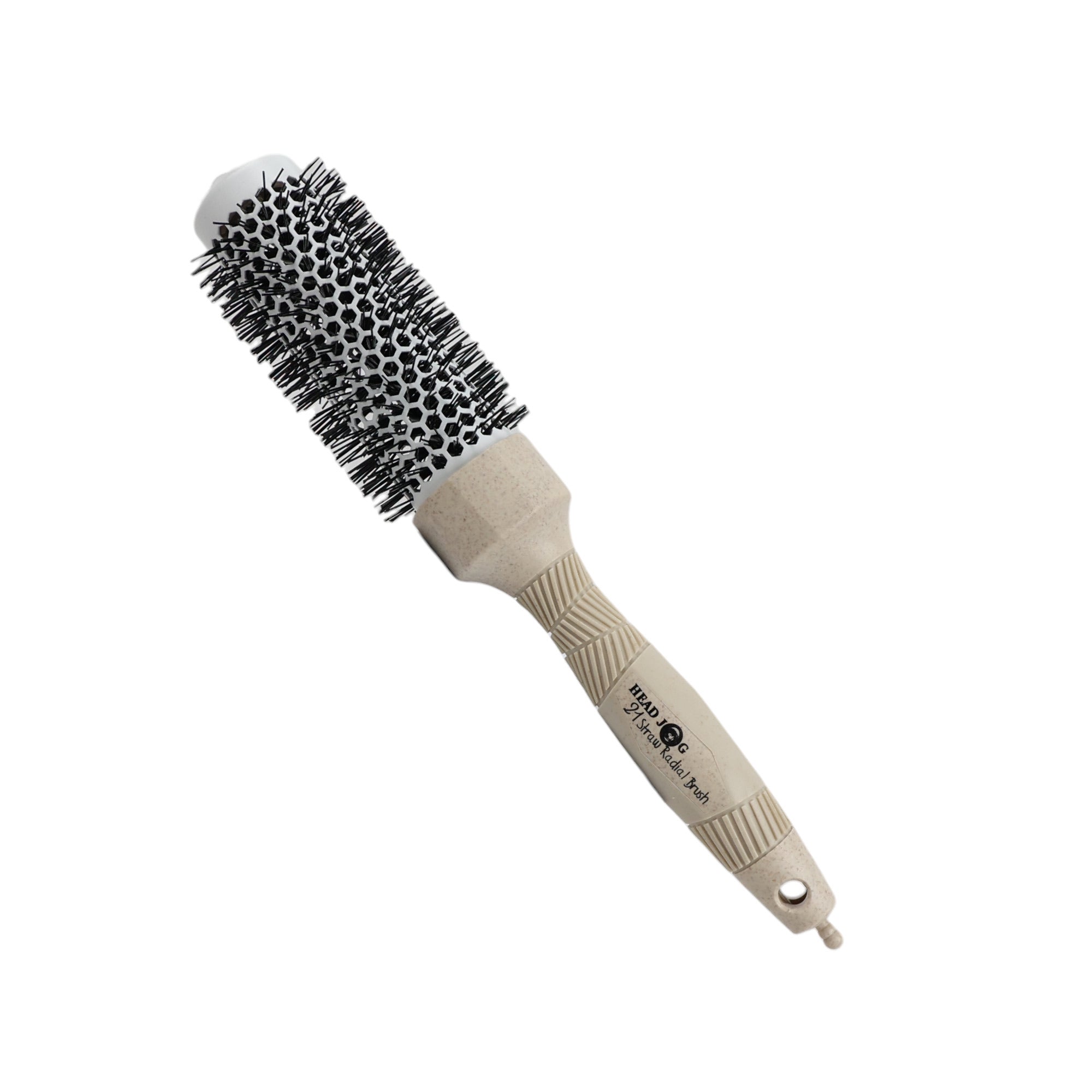 Head Jog - 21 Straw Radial Round Brush 34mm