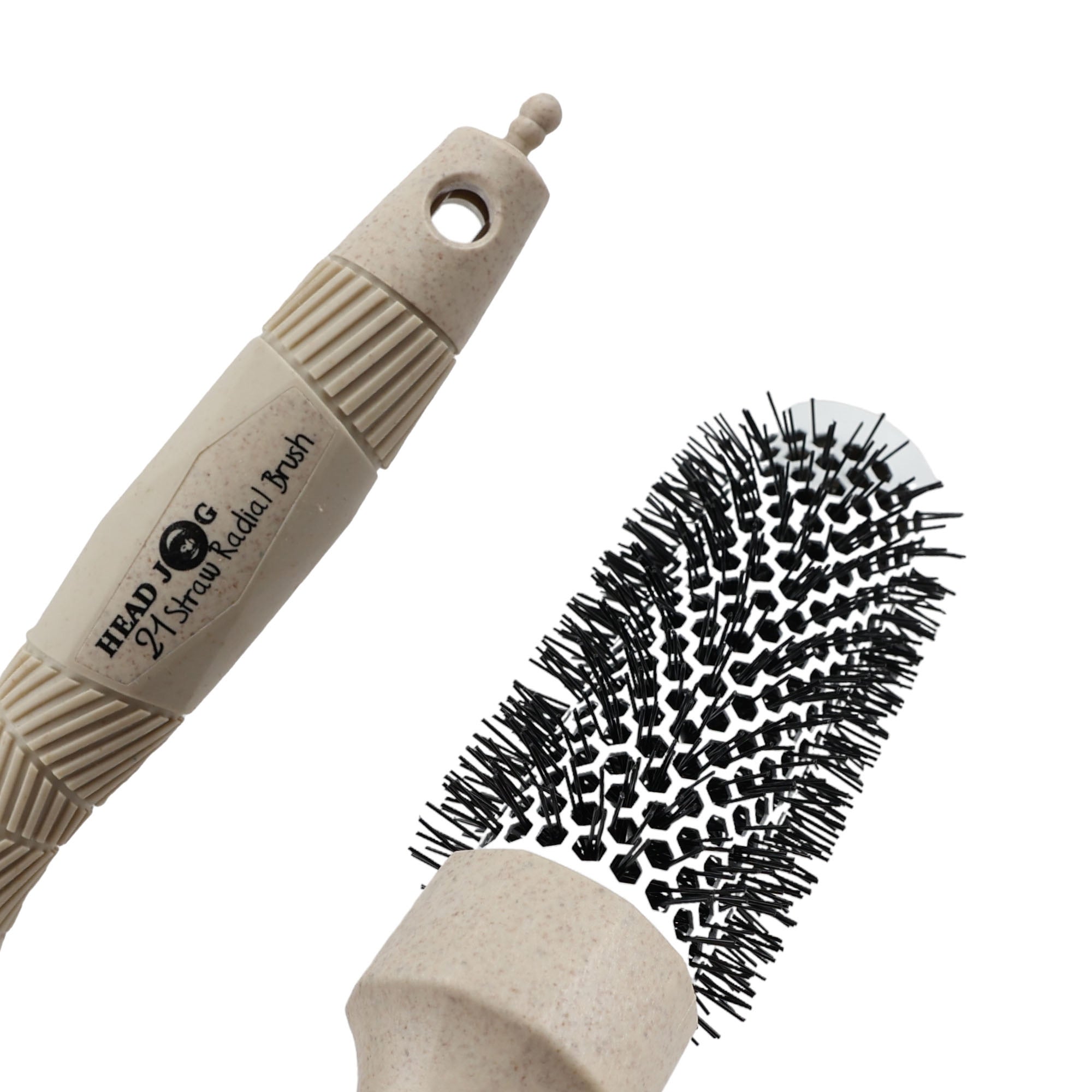 Head Jog - 21 Straw Radial Round Brush 34mm