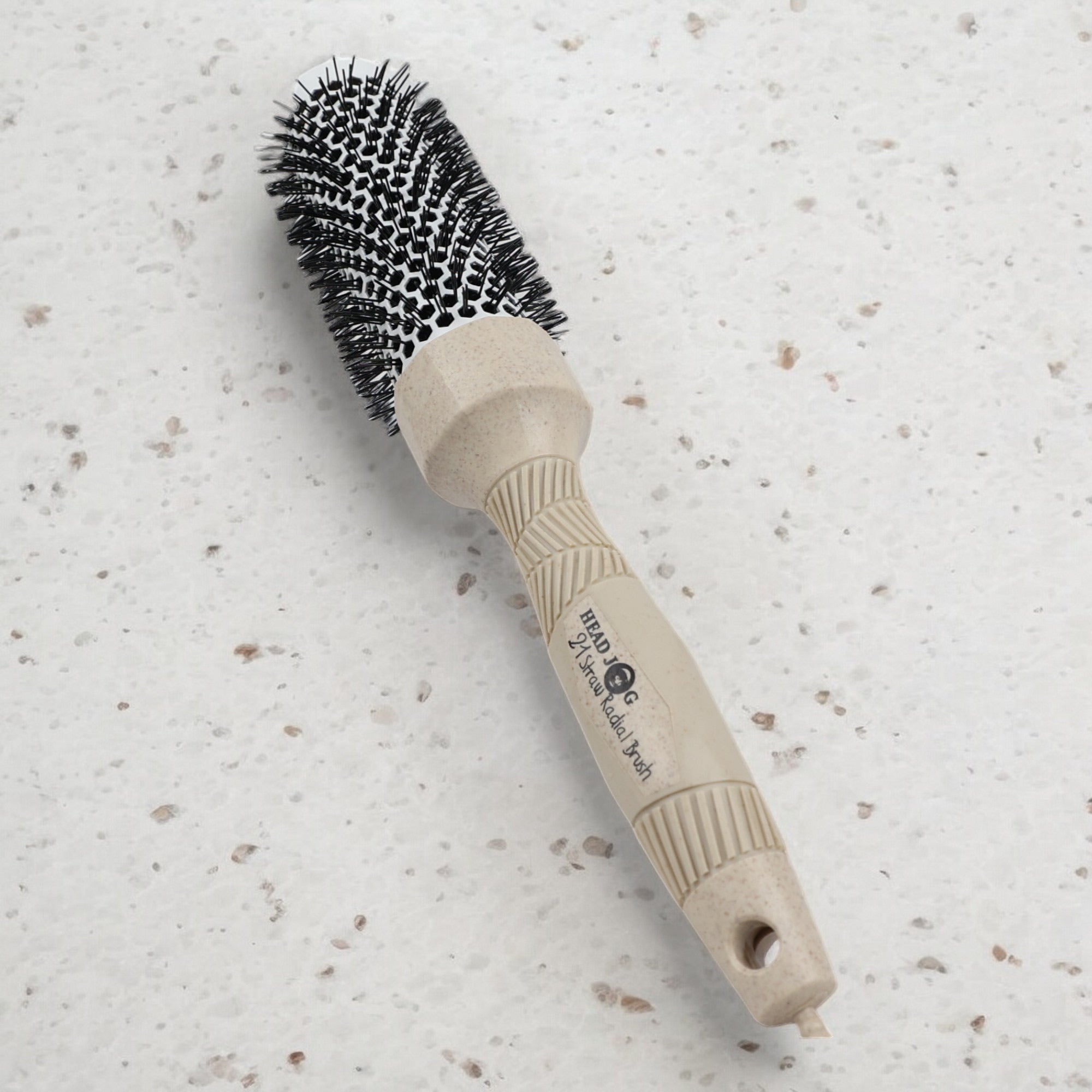 Head Jog - 21 Straw Radial Round Brush 34mm