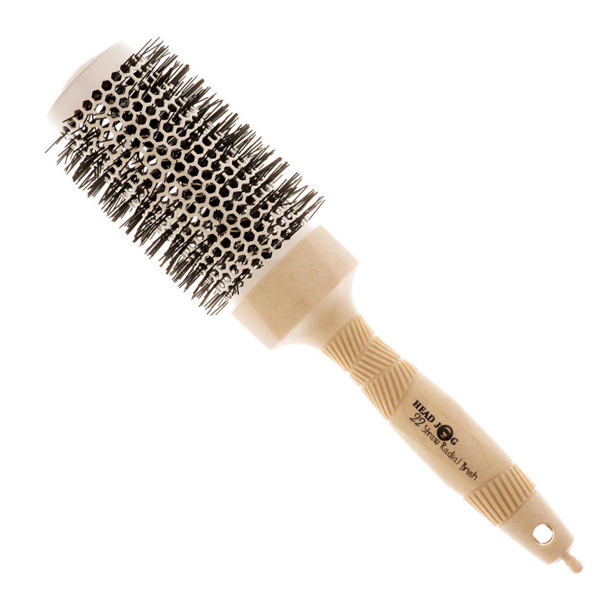 Head Jog - 22 Straw Radial Round Brush 44mm