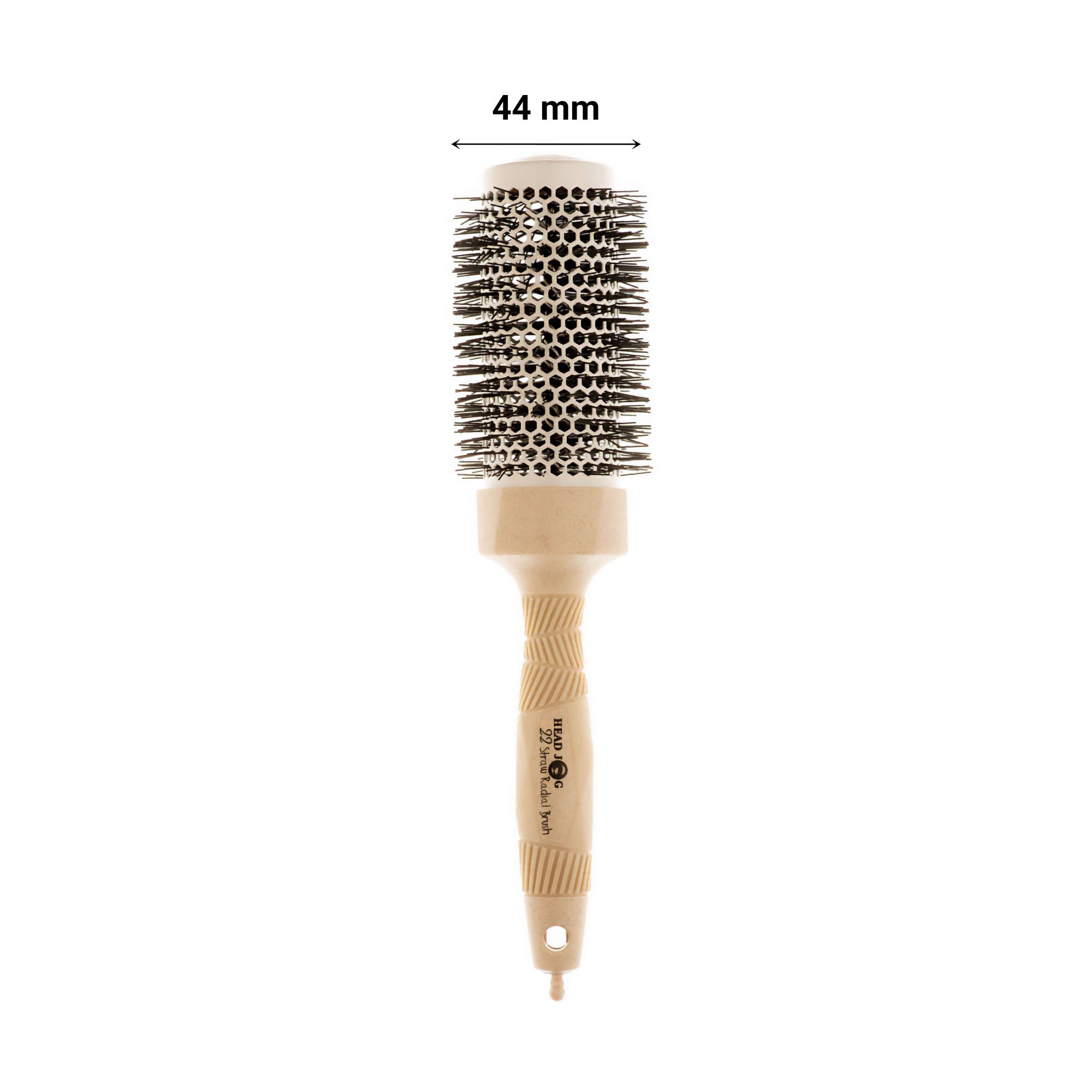 Head Jog - 22 Straw Radial Round Brush 44mm