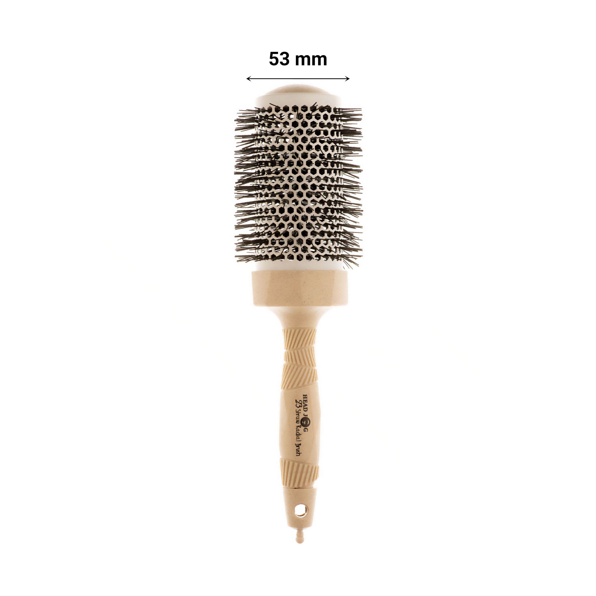 Head Jog - 23 Straw Radial Round Brush 53mm