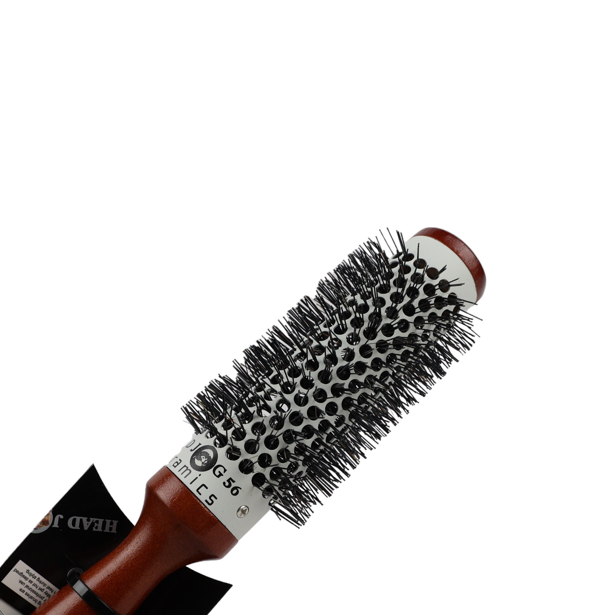 Head Jog - 56 Ceramic Wooden Radial Round Brush 33mm