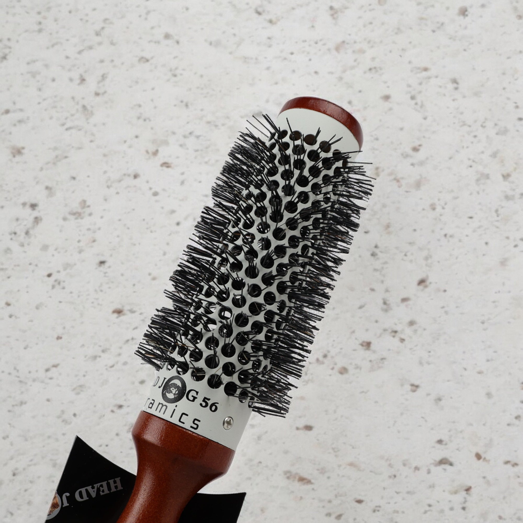 Head Jog - 56 Ceramic Wooden Radial Round Brush 33mm