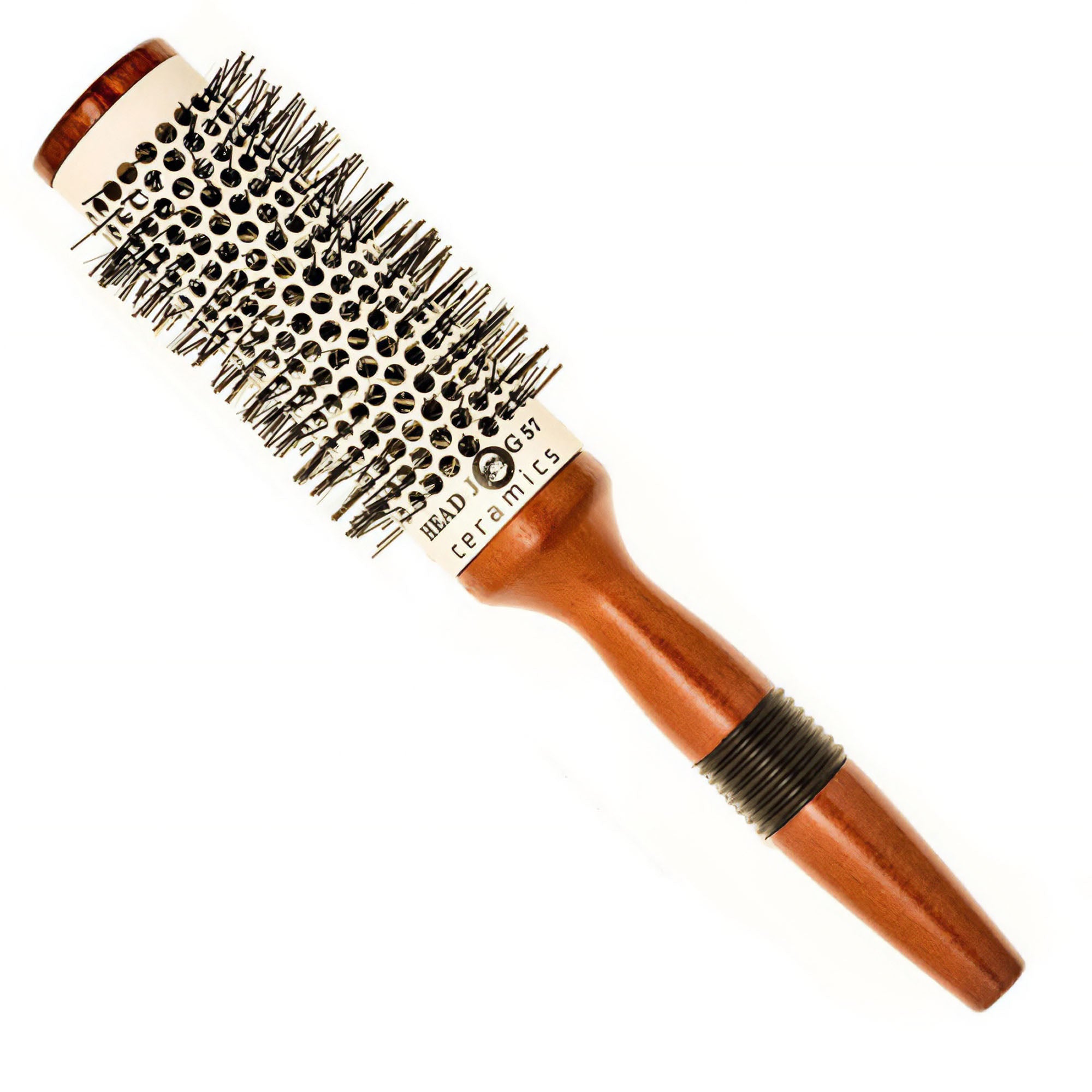 Head Jog - 57 Ceramic Wooden Radial Round Brush 38mm