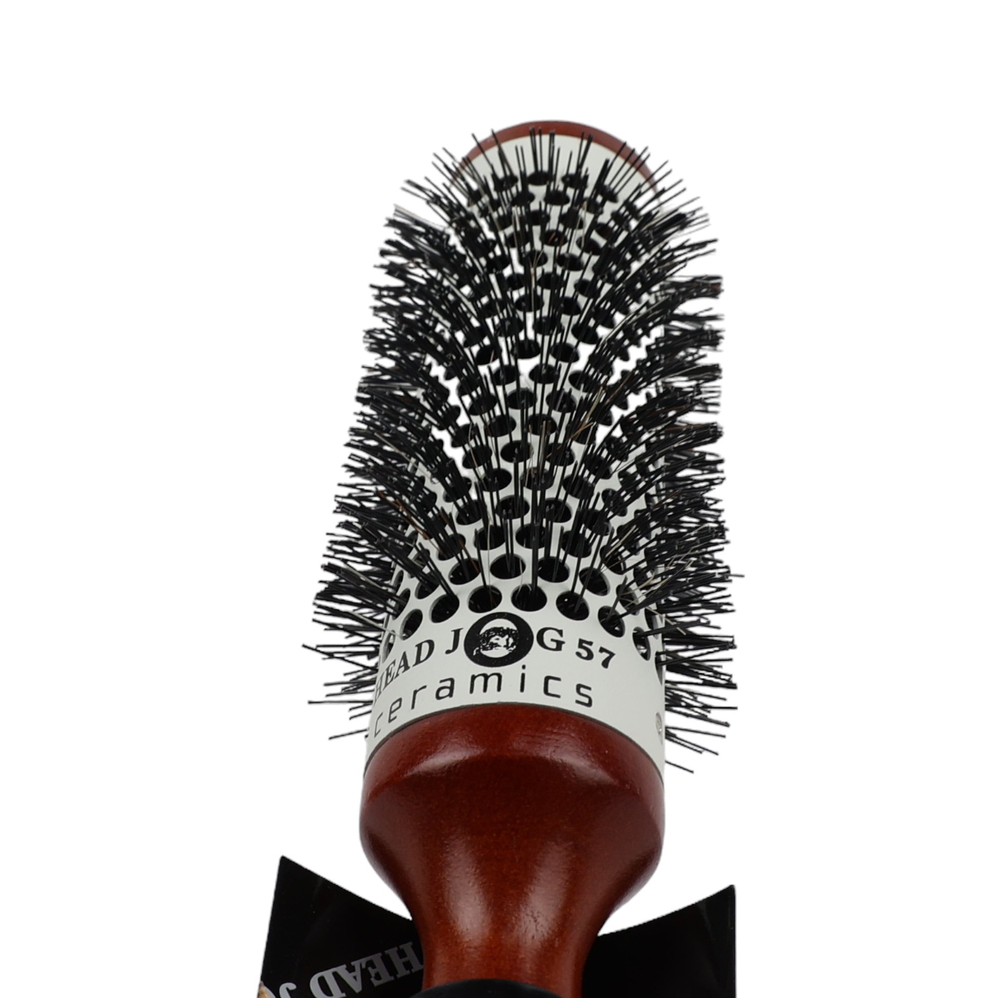 Head Jog - 57 Ceramic Wooden Radial Round Brush 38mm