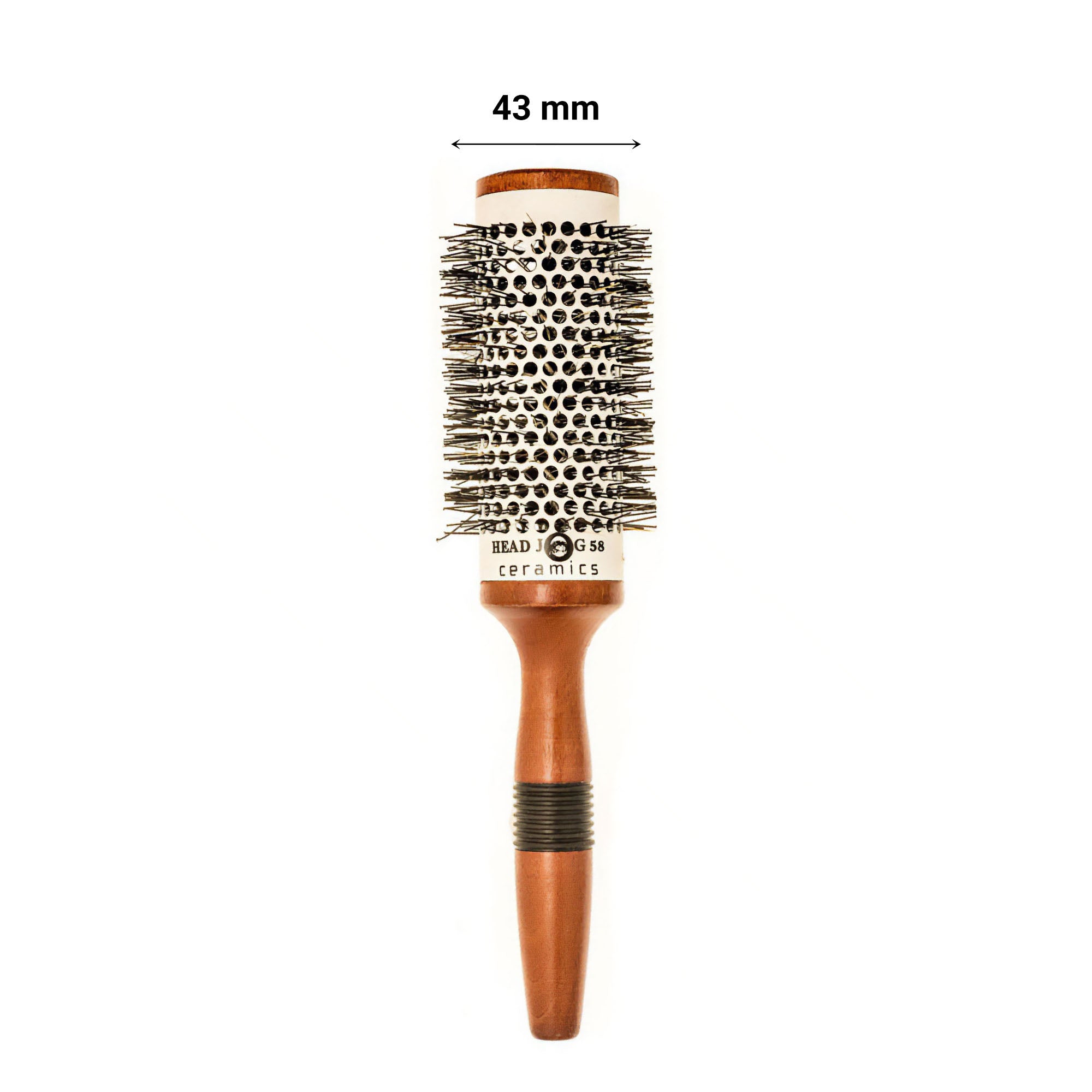 Head Jog - Ceramic Wooden Radial Round Brush