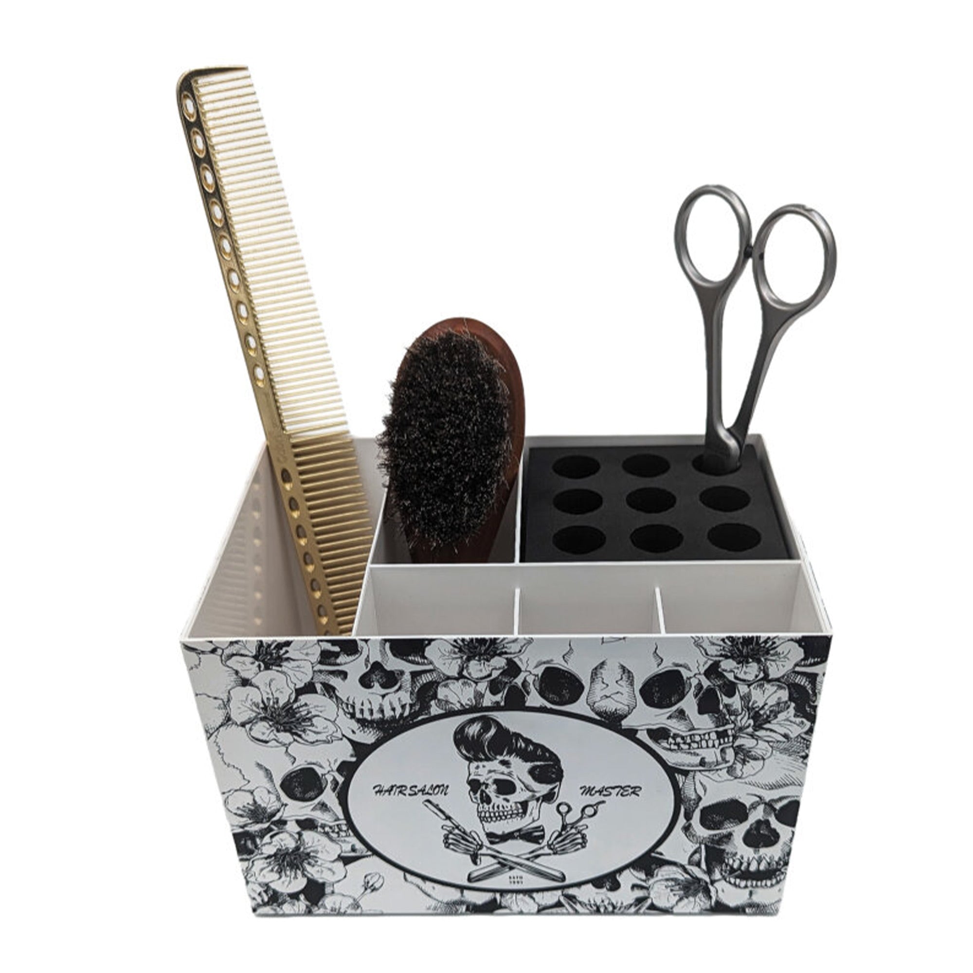 Eson - Scissor & Brush Holder Non-Slip Storage Box With Foam Grip