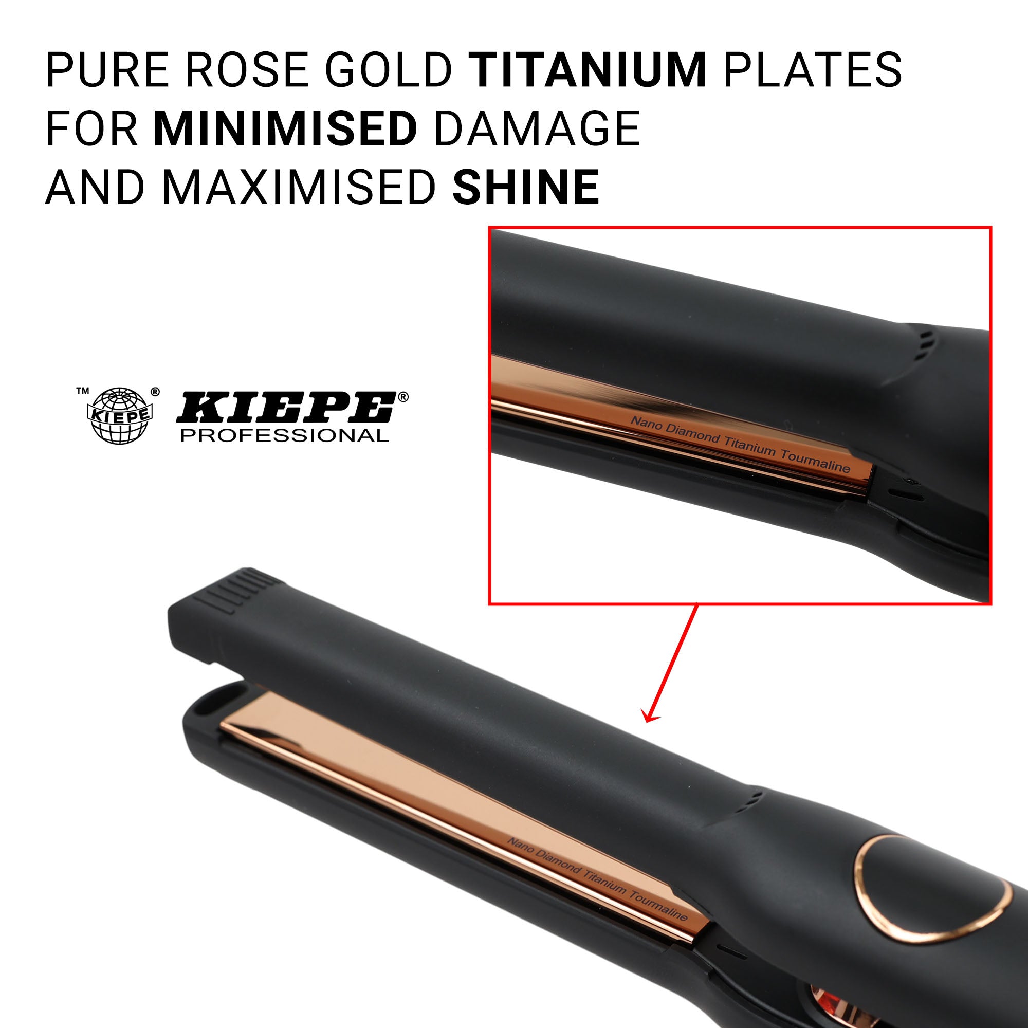 Kiepe - Hair Straightener XS Pure Rose Gold