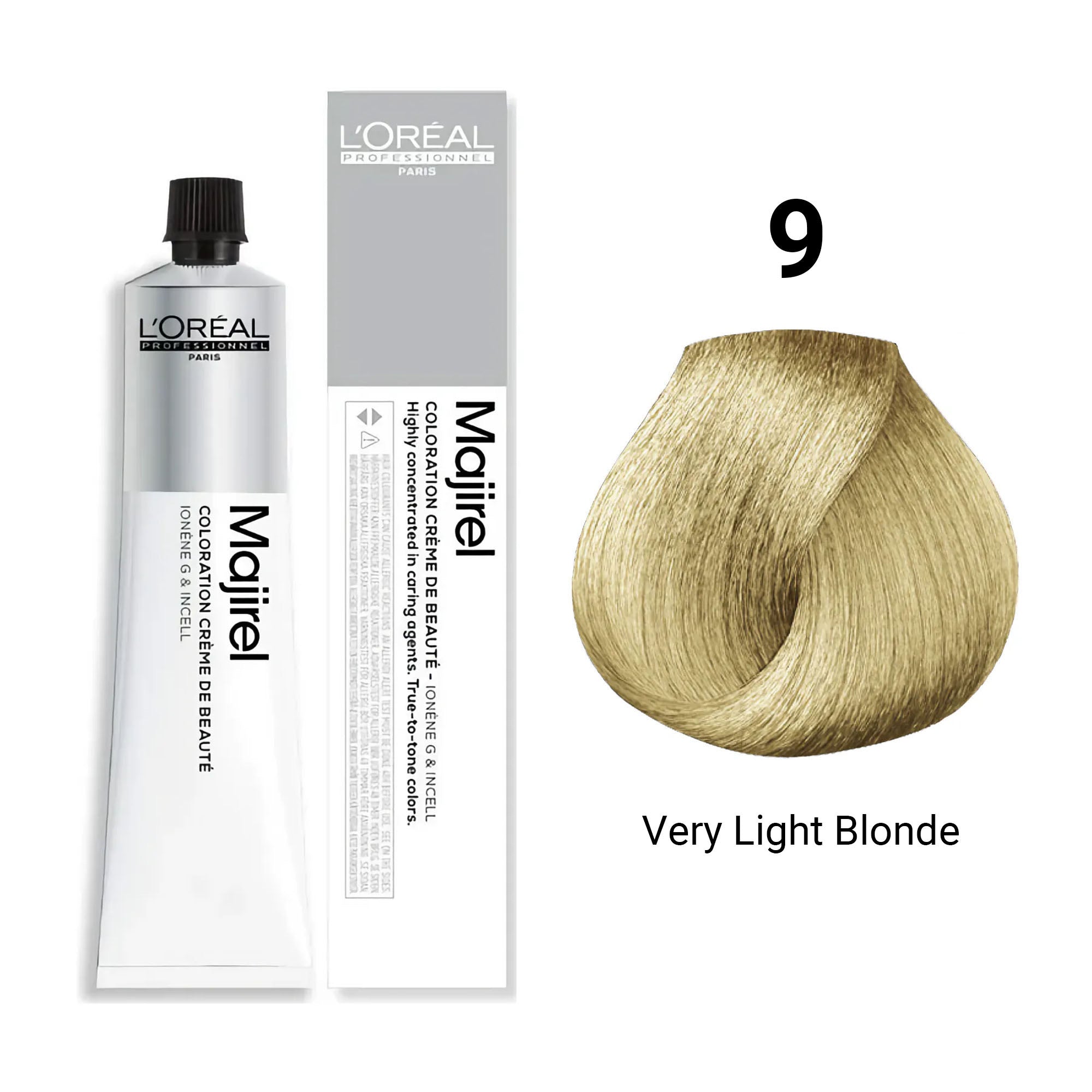 Loreal Professionnel - Majirel Permanent Hair Colour 9 Very Light Blonde 50ml