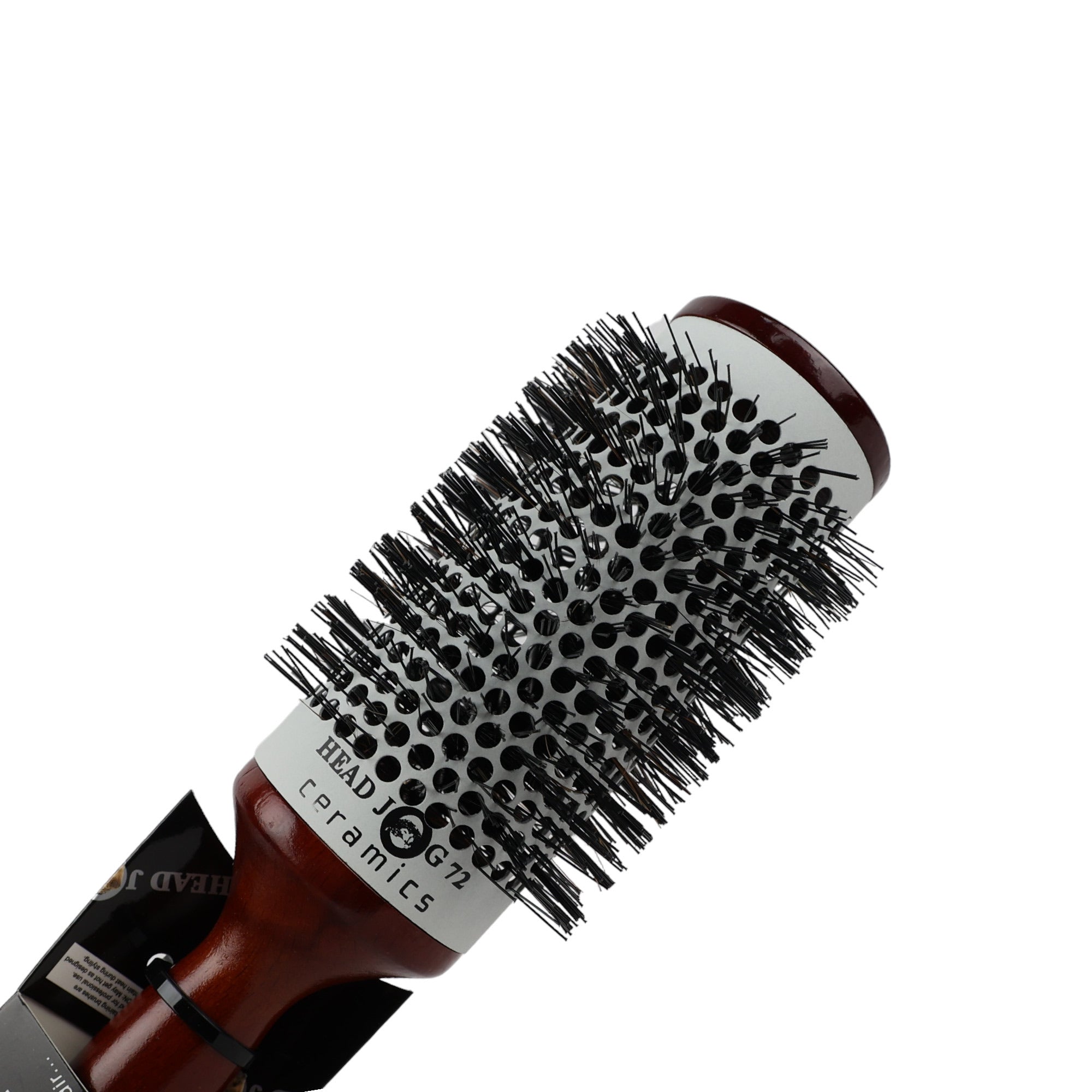 Head Jog - 72 Ceramic Wooden Radial Round Brush 53mm