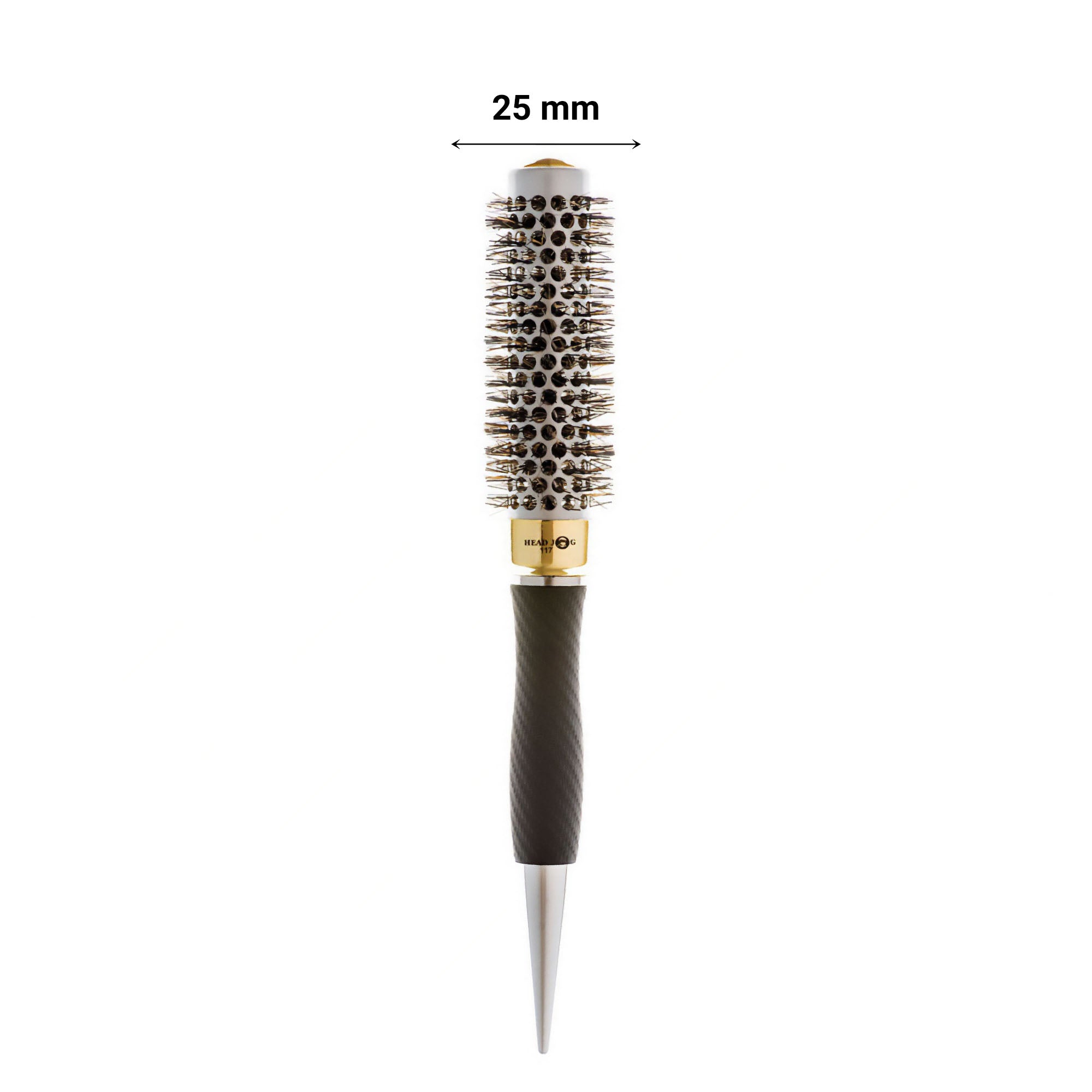 Head Jog - 117 Gold Thermal Ceramic Radial Round Brush 25mm