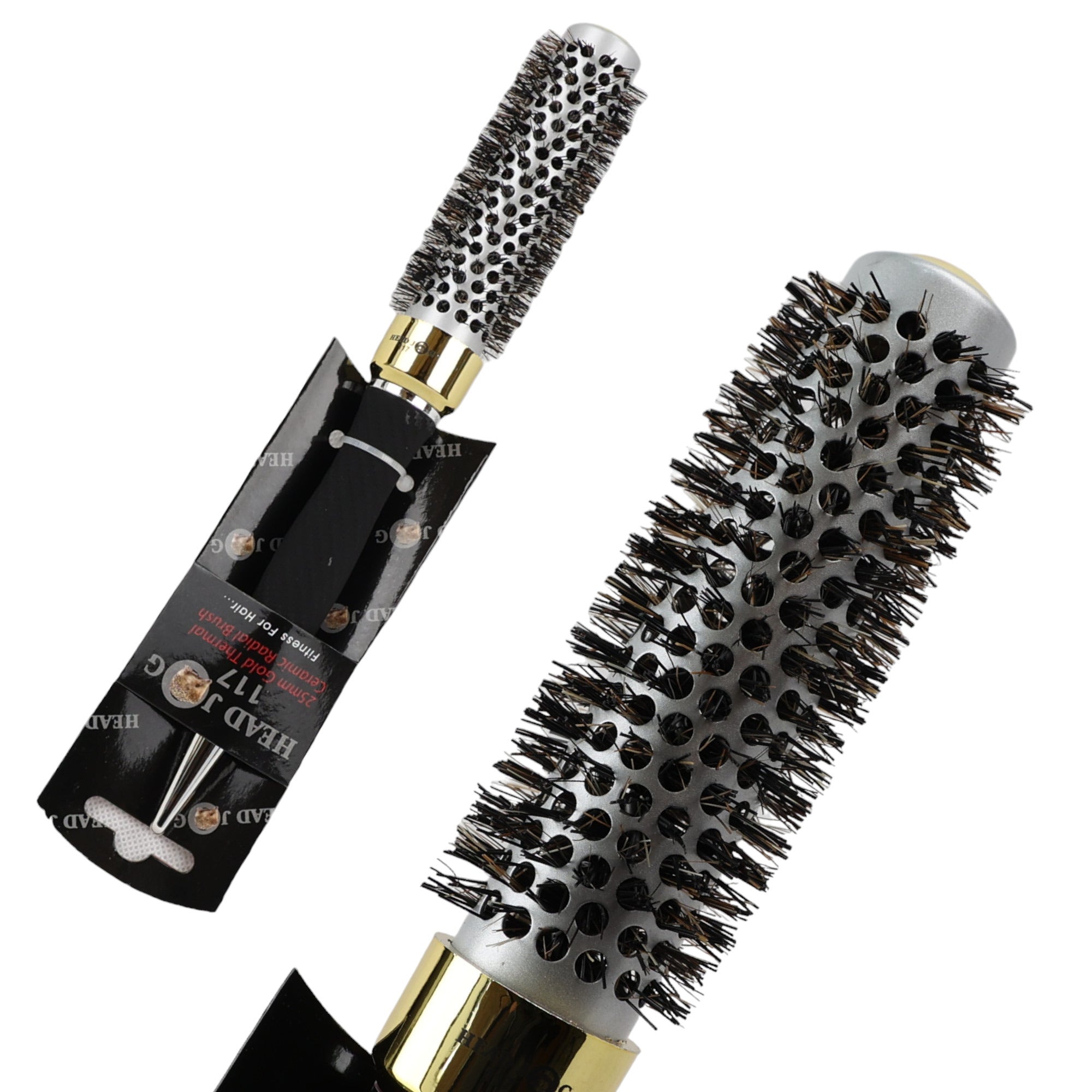 Head Jog - 117 Gold Thermal Ceramic Radial Round Brush 25mm