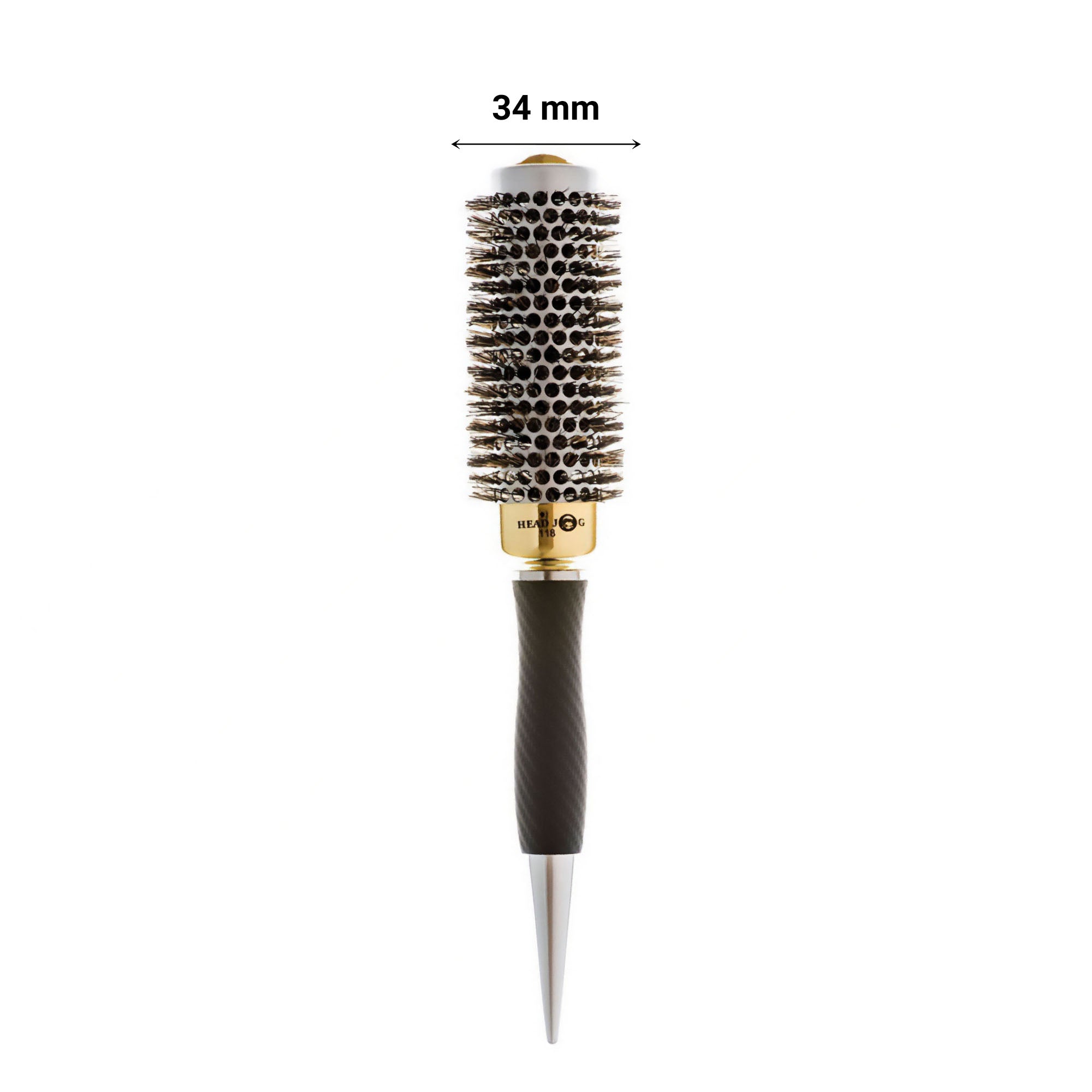 Head Jog - 118 Gold Thermal Ceramic Radial Round Brush 34mm