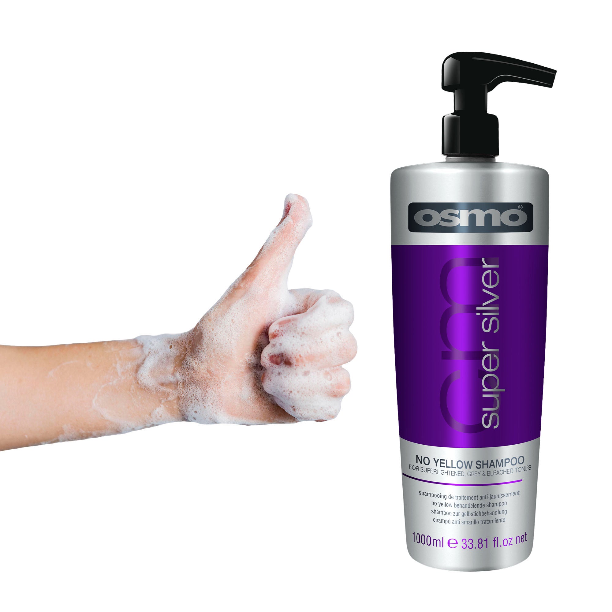 Osmo - Super Silver No Yellow Shampoo 1000ml