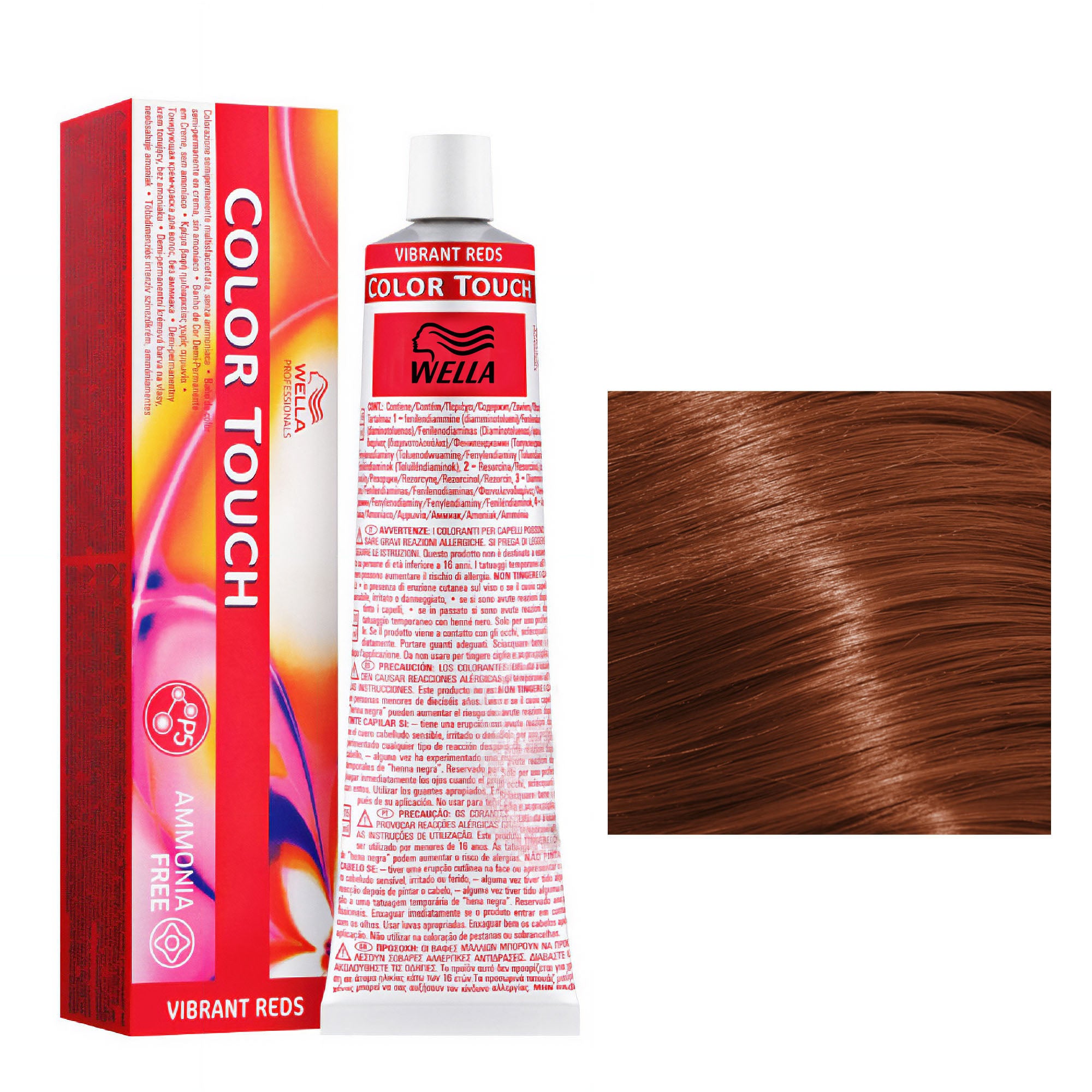 Wella Professionals - Color Touch 7/47 Medium Red Brunette Blonde 60ml