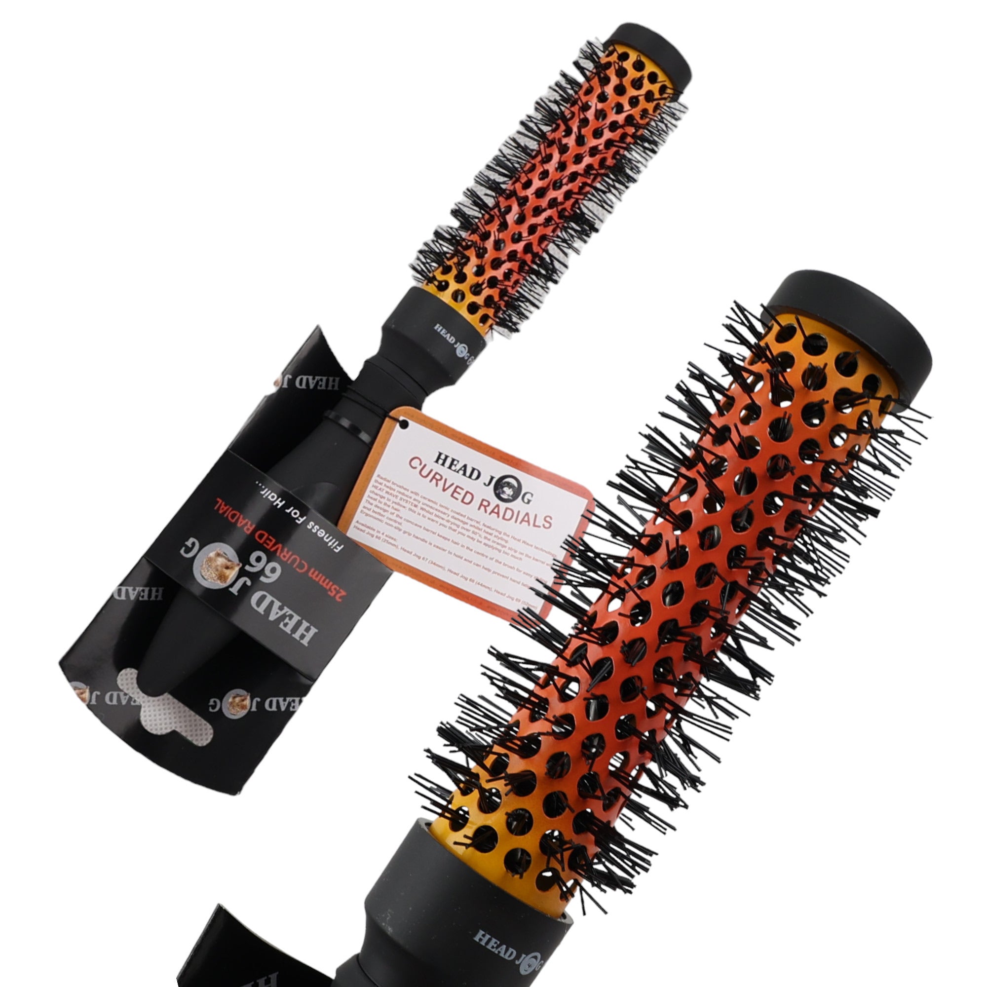 Head Jog - 66 Curve Radial Round Brush 25mm