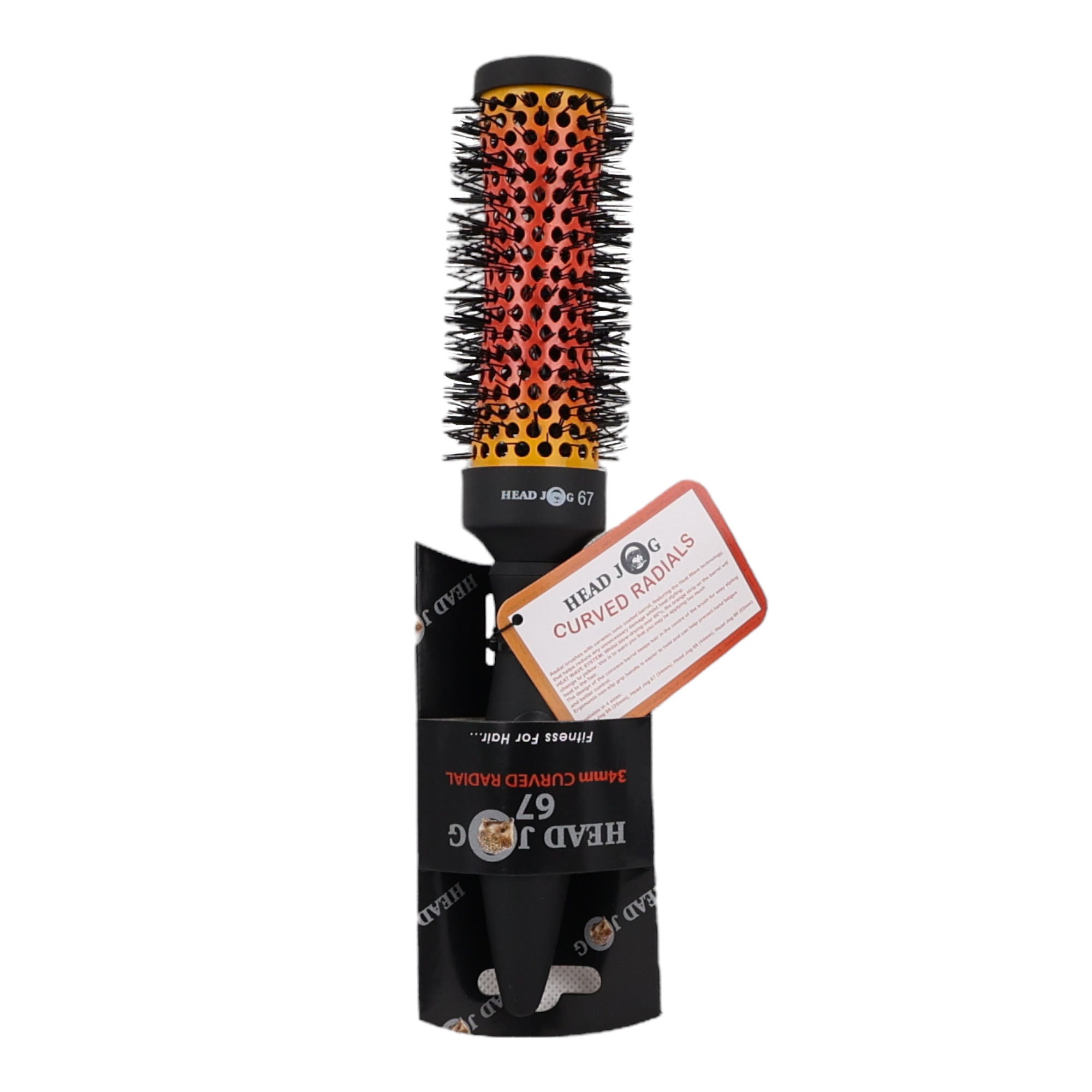 Head Jog - 67 Curve Radial Round Brush 34mm