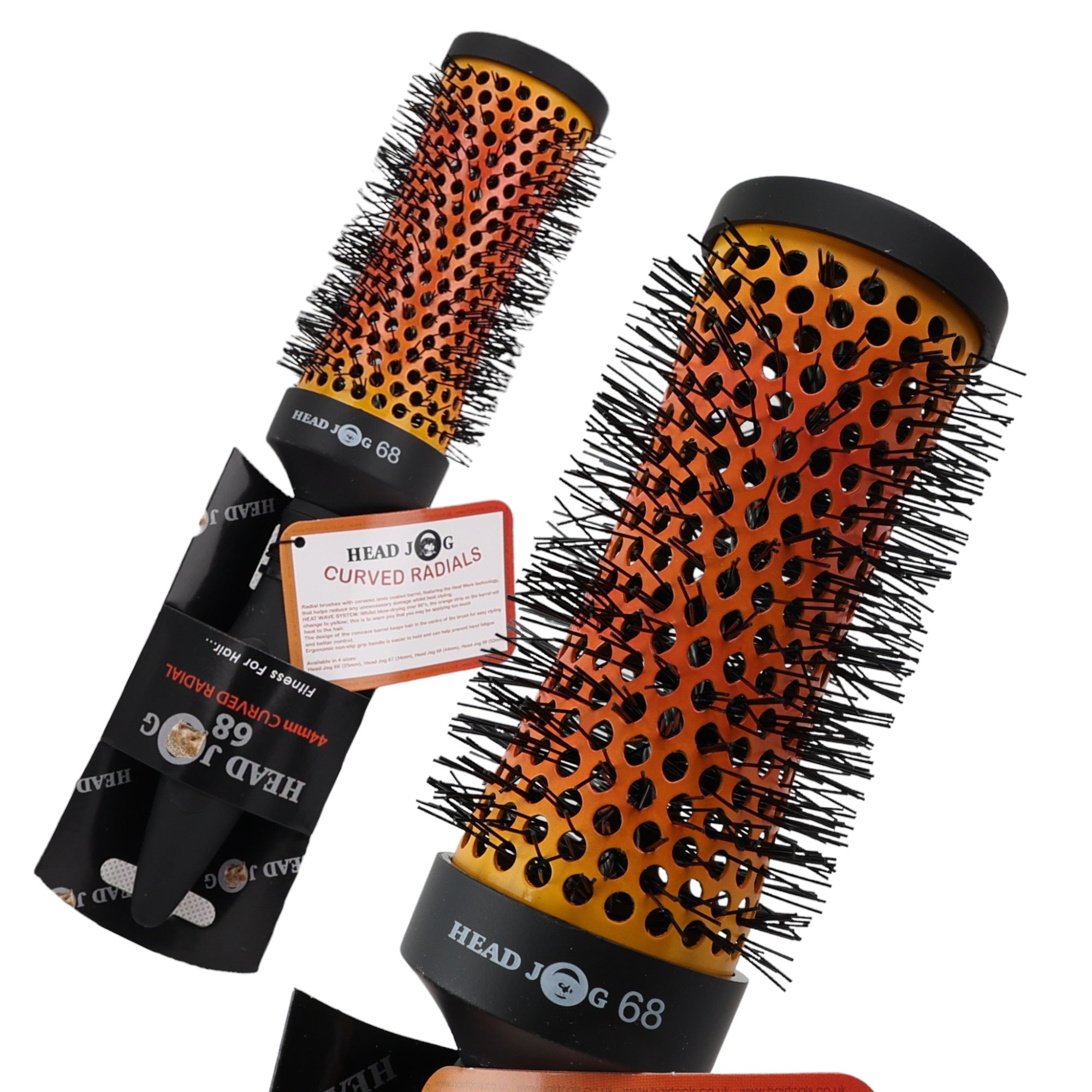 Head Jog - 68 Curve Radial Round Brush 44mm