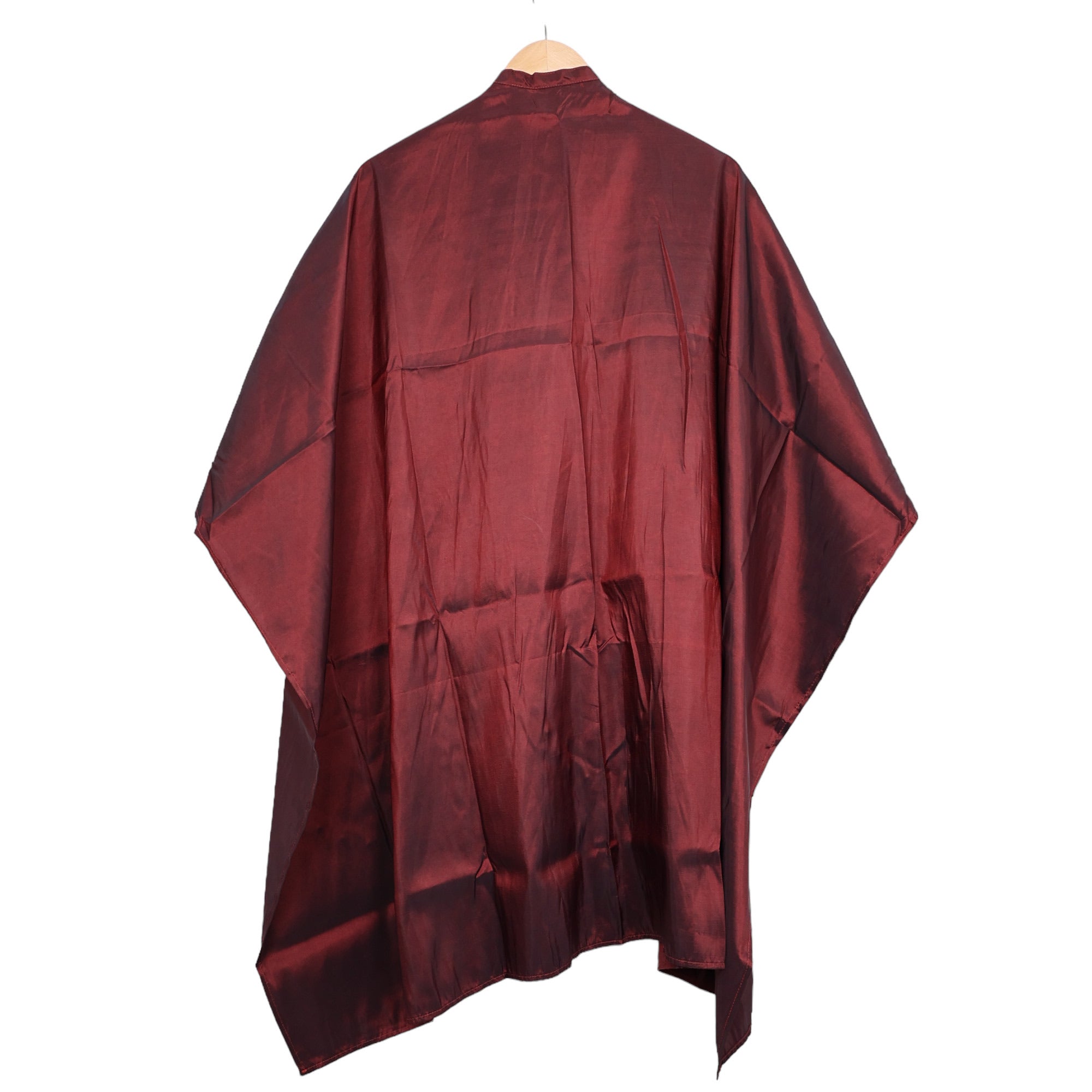 Hair Tools - Barber Hairdressing Hair Cutting Cape & Gown Two Tone Unisex Burgundy