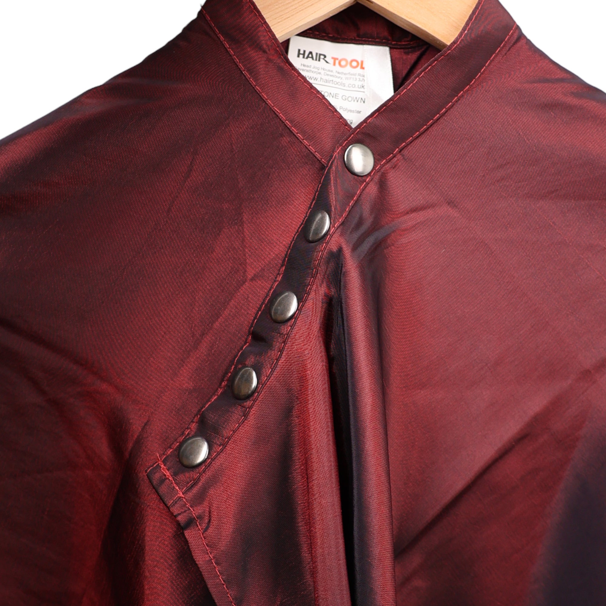 Hair Tools - Barber Hairdressing Hair Cutting Cape & Gown Two Tone Unisex Burgundy