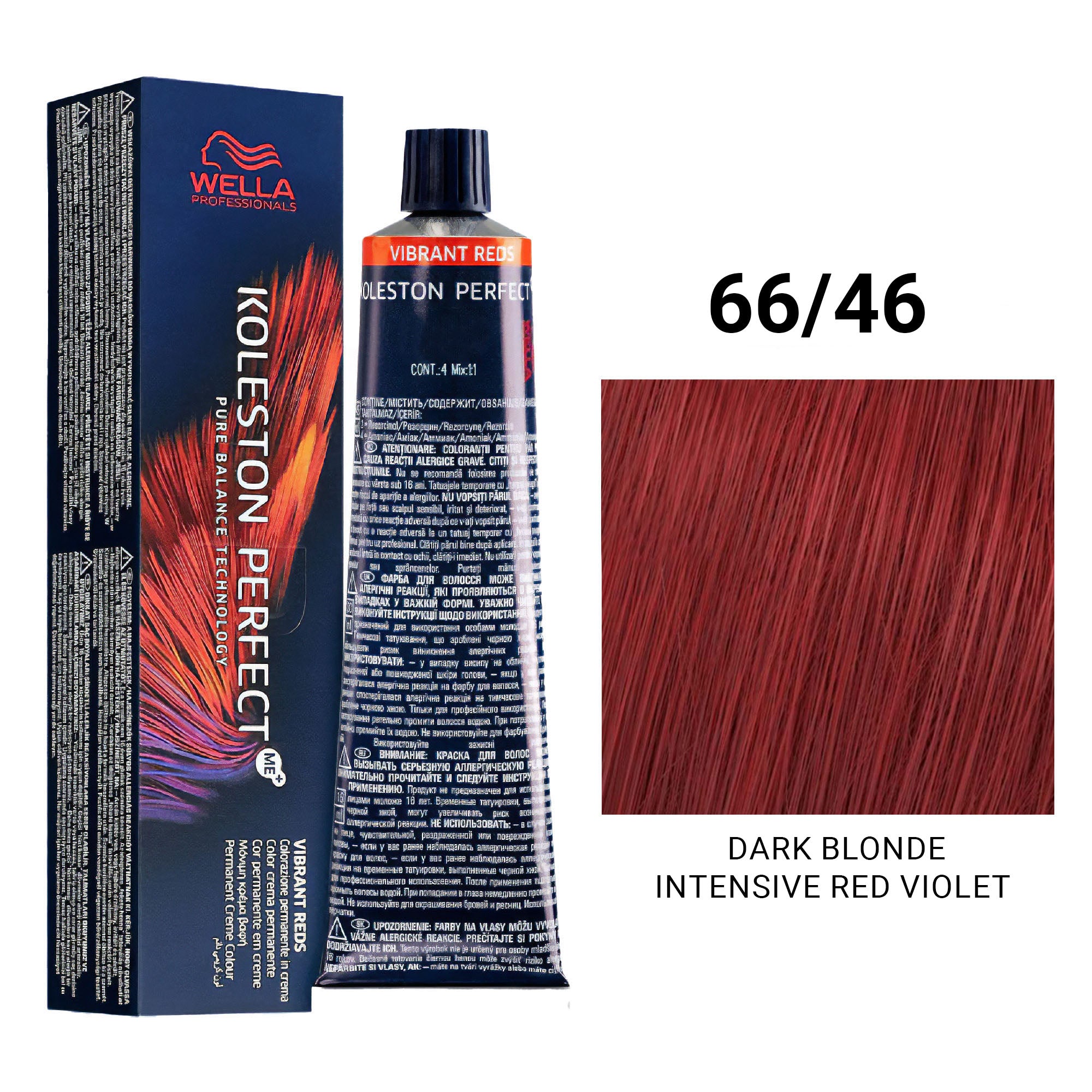 Wella Professionals - Koleston Perfect Me+ 66/46 Dark Blonde Intensive Red Violet 60ml