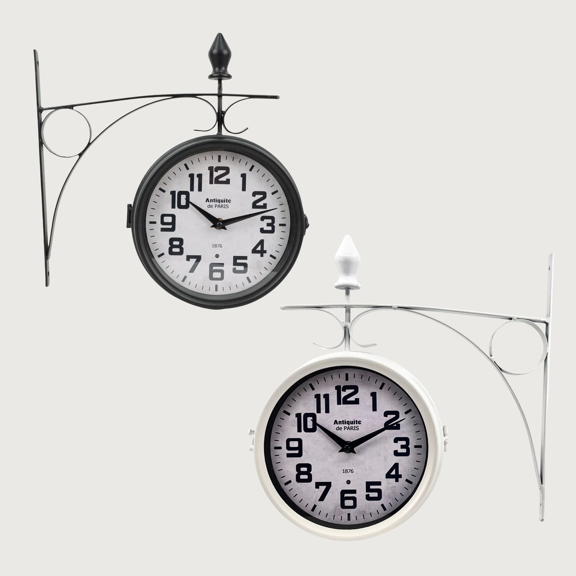 Eson - Double-Sided Station Clock