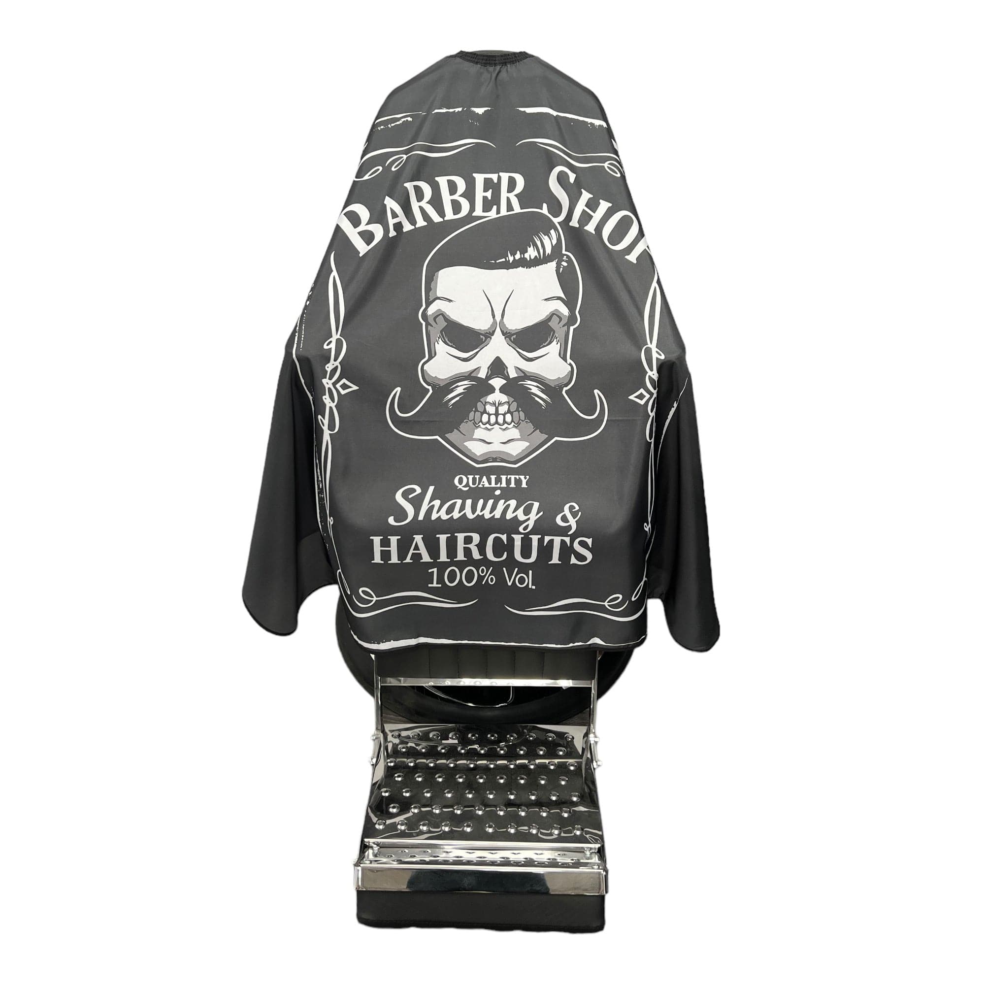 Gabri - Barber Hairdressing Hair Cutting Capes & Gowns Badass Skull
