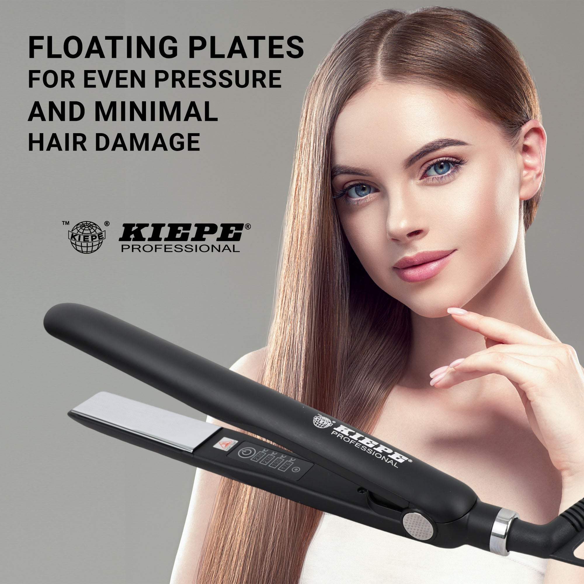 Kiepe - Hair Straightener Noir Caresse 30W Black