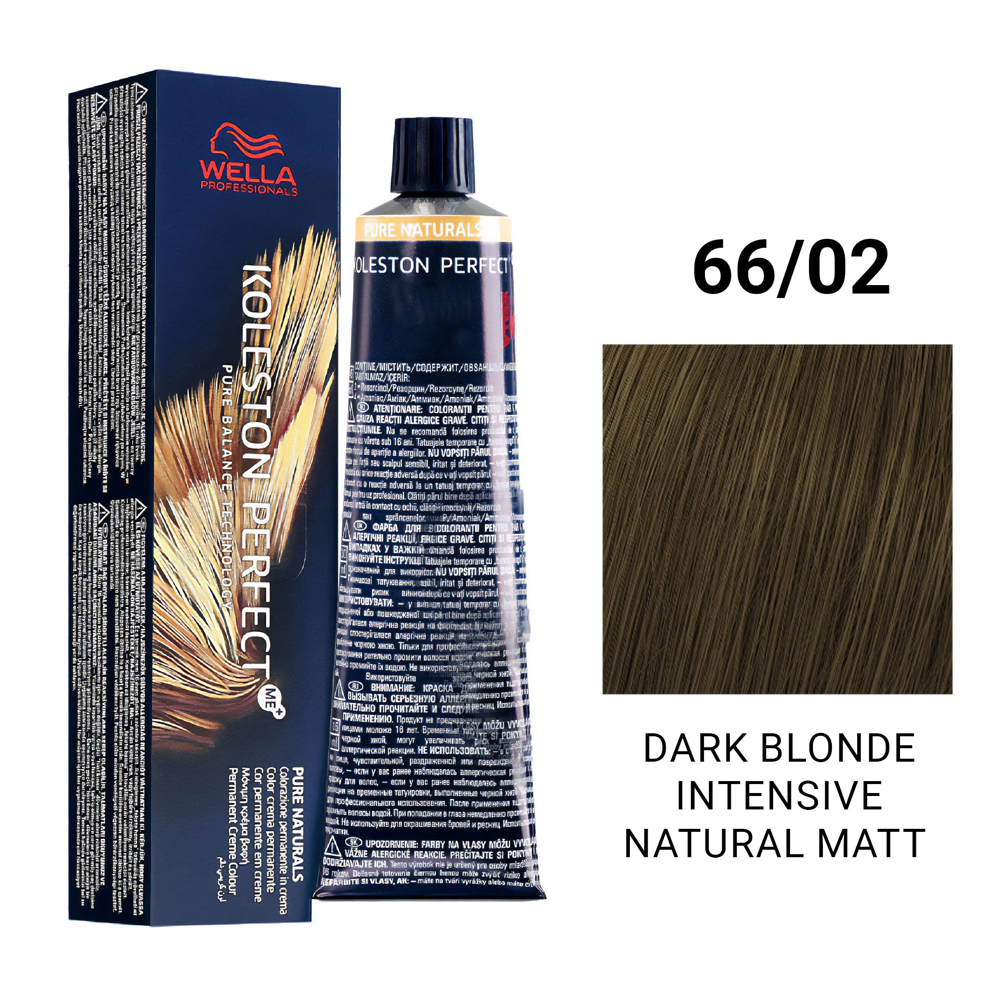 Wella Professionals - Koleston Perfect Me+ 66/02 Dark Blonde Intensive Natural Matt 60ml