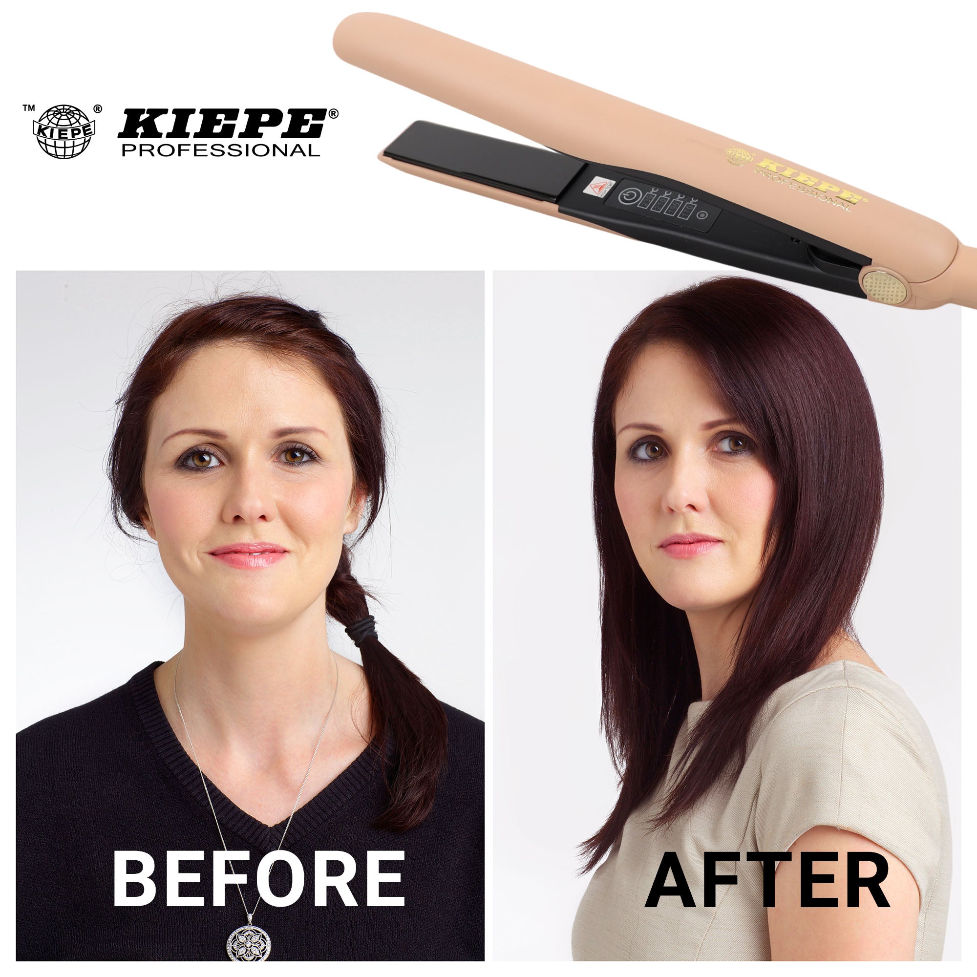 Kiepe - Hair Straightener Or Caresse 30W Gold