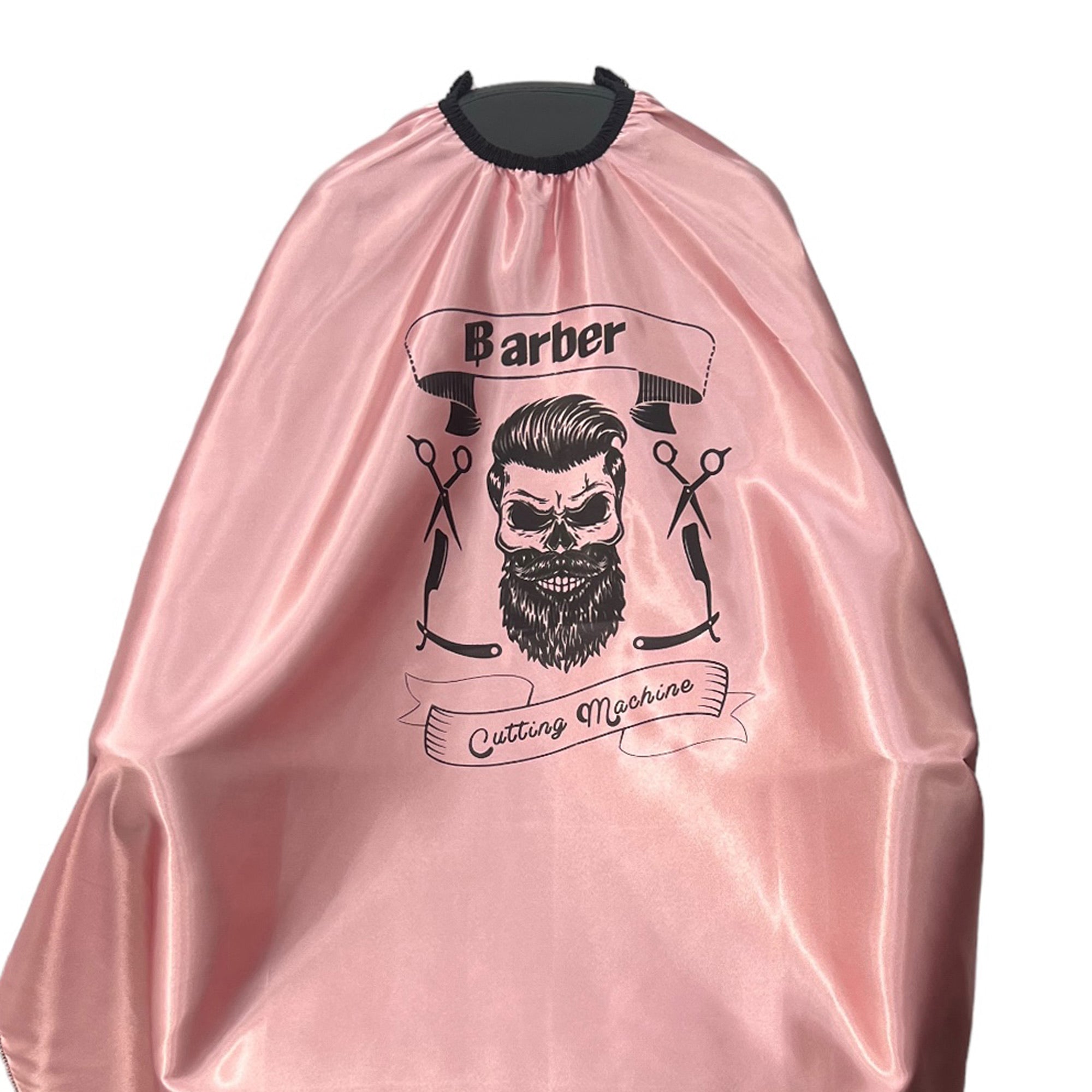 Gabri - Barber Hairdressing Hair Cutting Capes & Gowns Skull Pattern (Pink Rose)