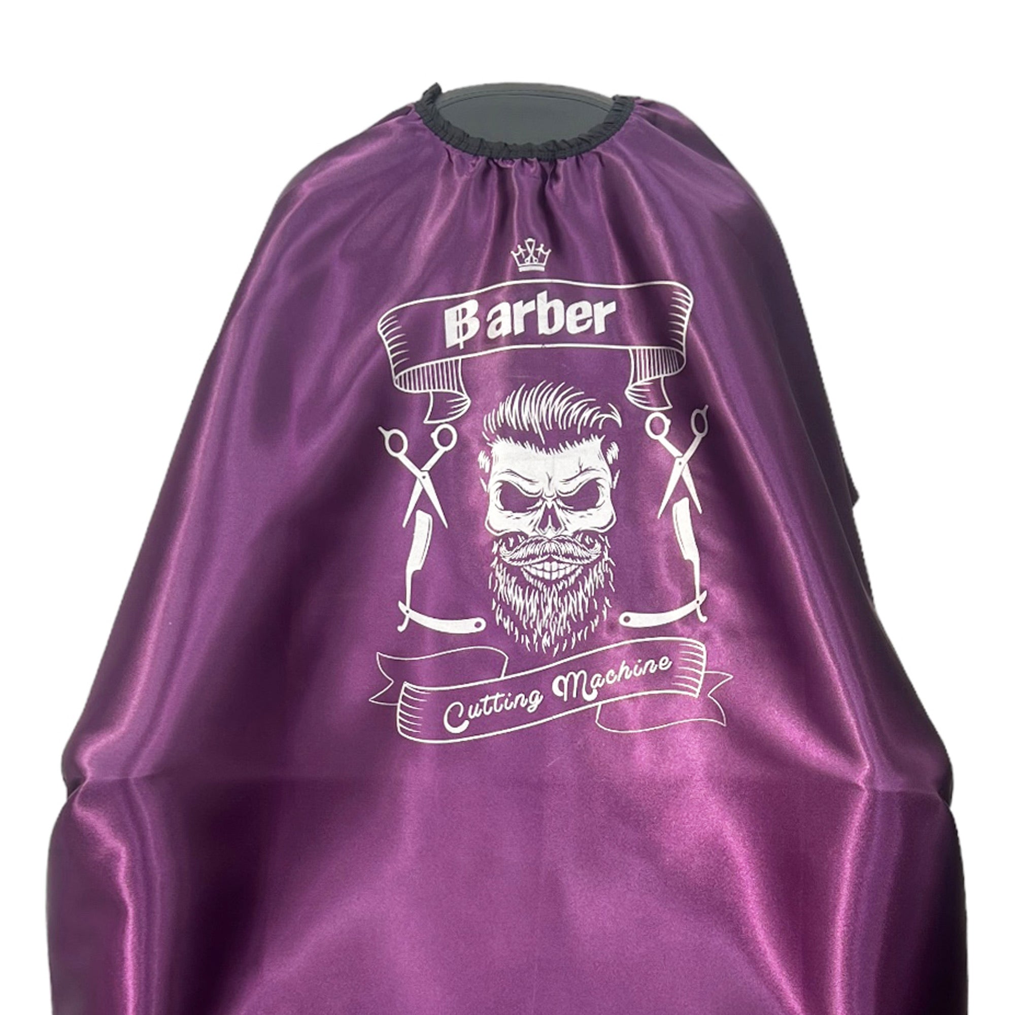 Gabri - Barber Hairdressing Hair Cutting Capes & Gowns Tools Pattern (Damson)