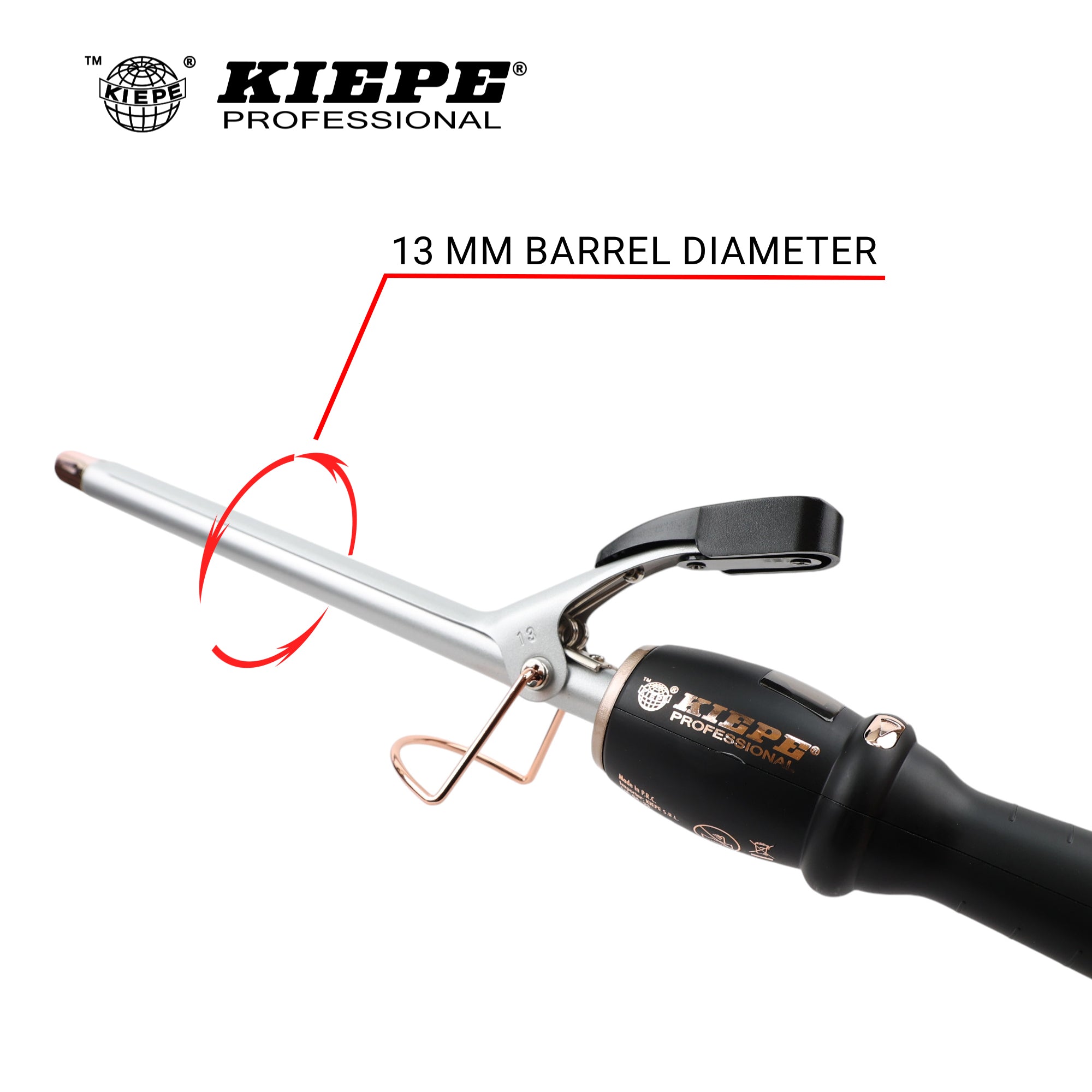 Kiepe - Curling Iron Titanium Pro Digital Rose Gold 13mm